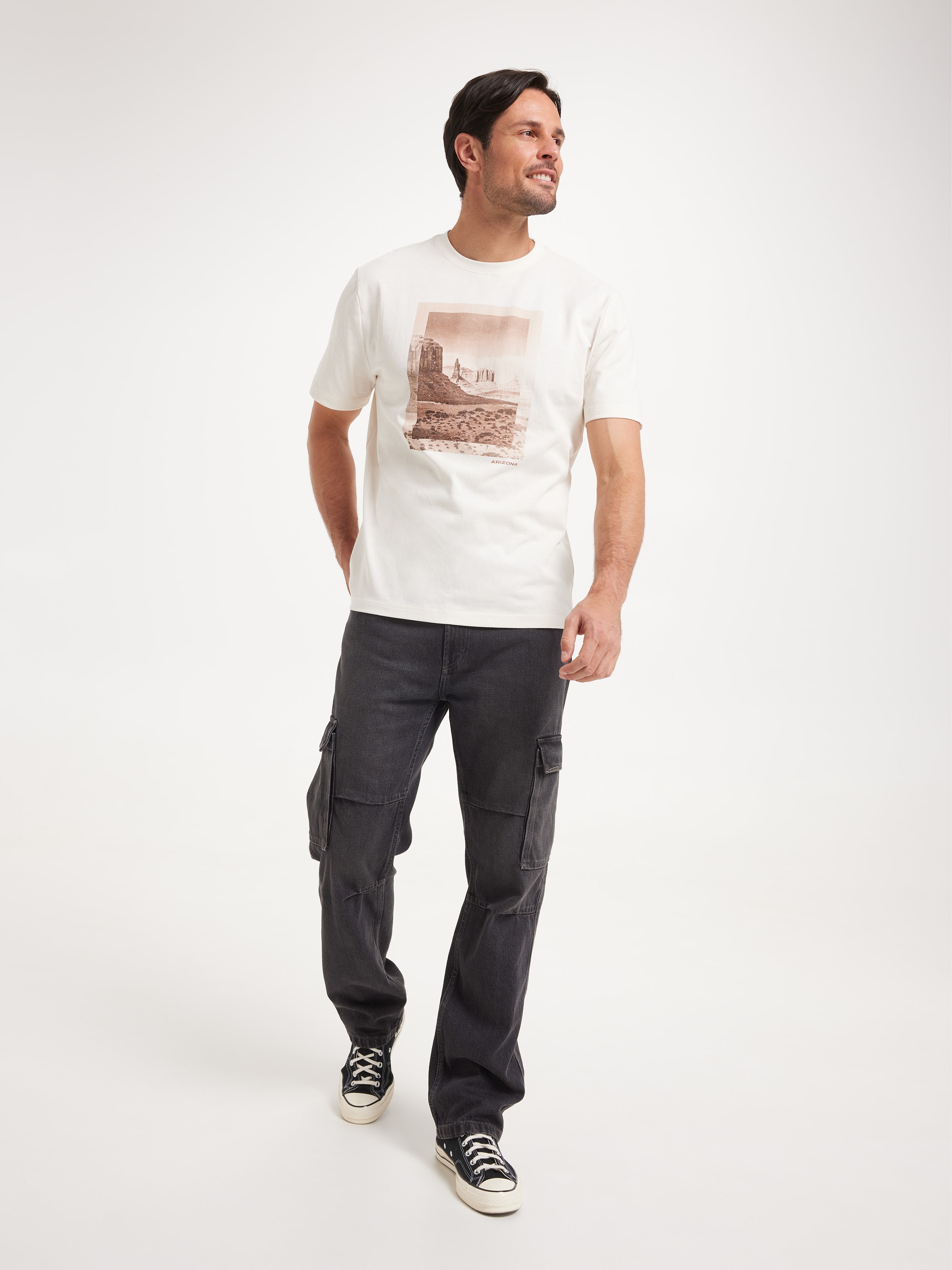 Tonal Block Western Tee