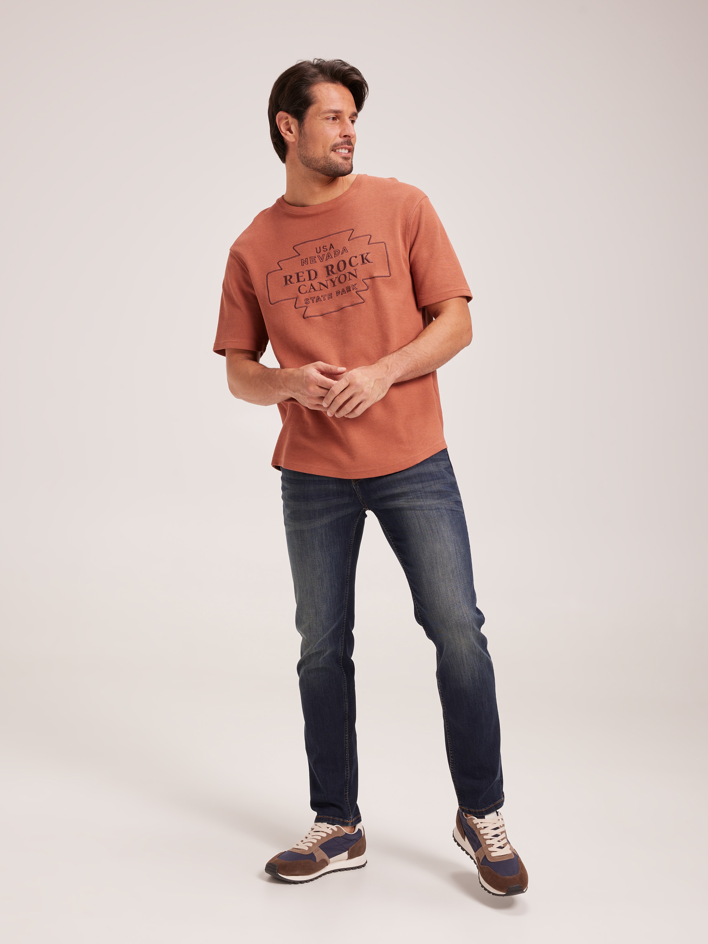 Textured Graphic Tee