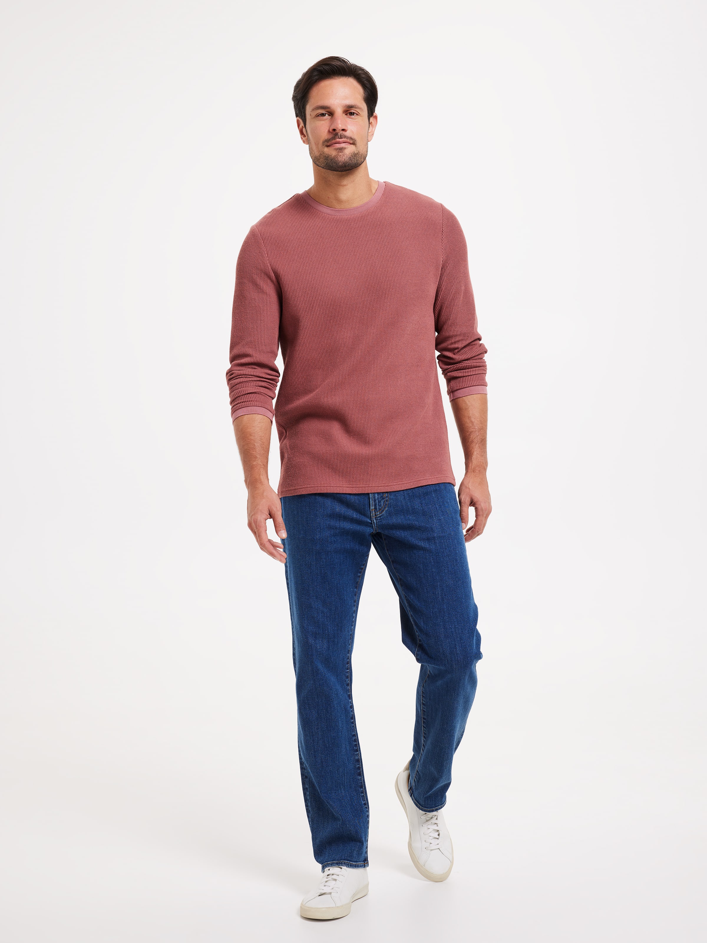 Long Sleeve Utility Rib Crew Tee
