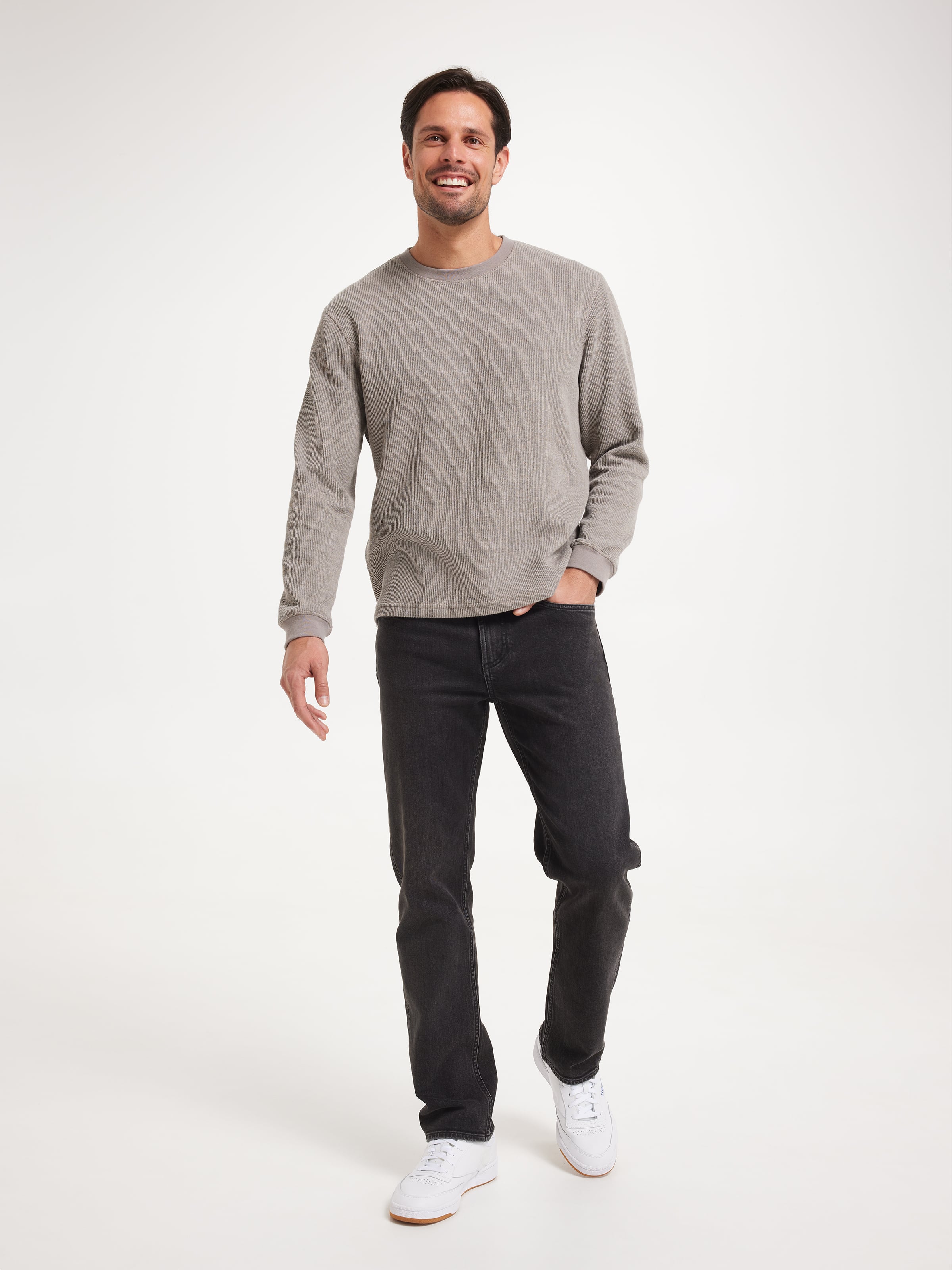 Long Sleeve Utility Rib Crew Tee
