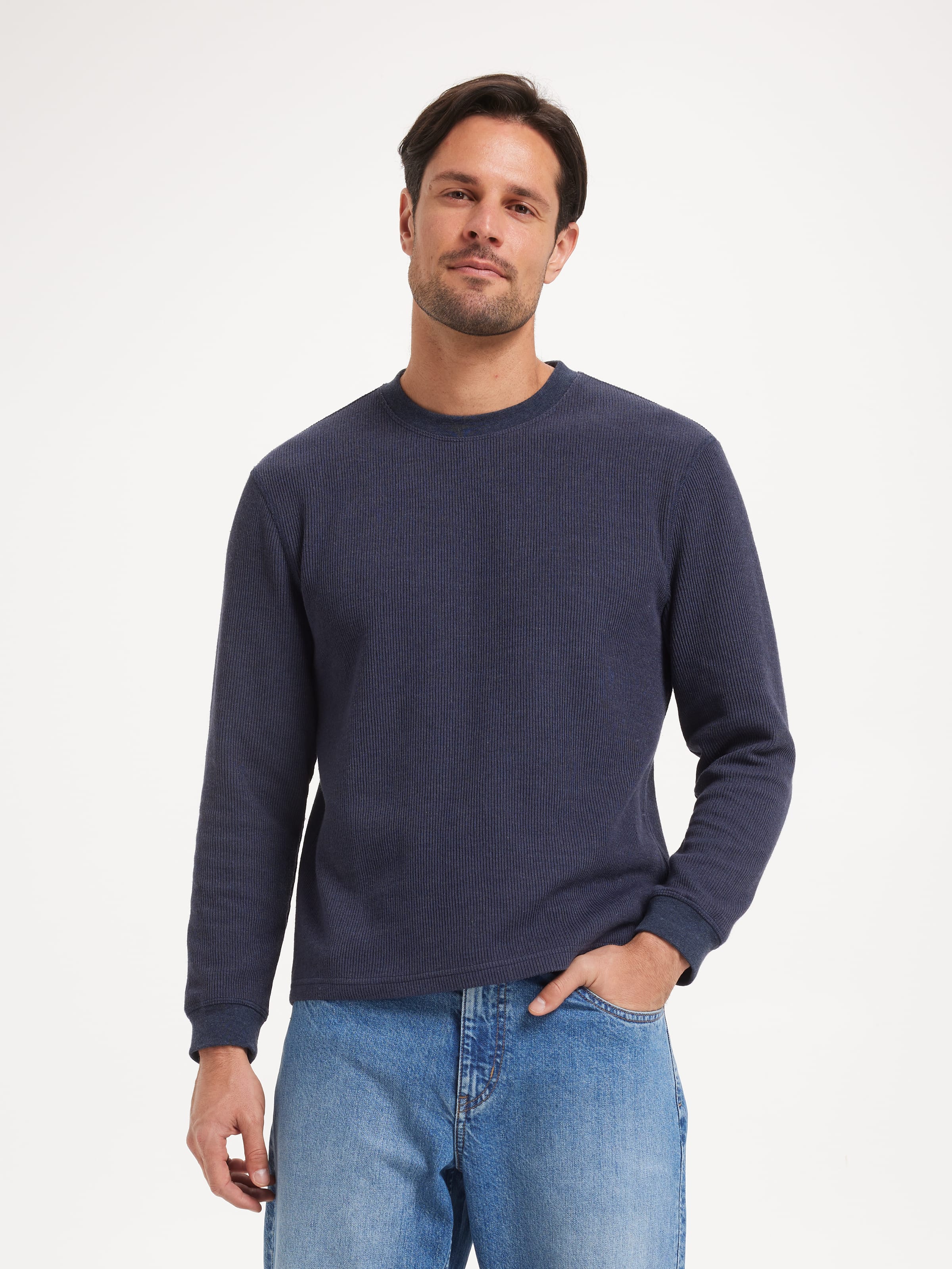 Long Sleeve Utility Rib Crew Tee