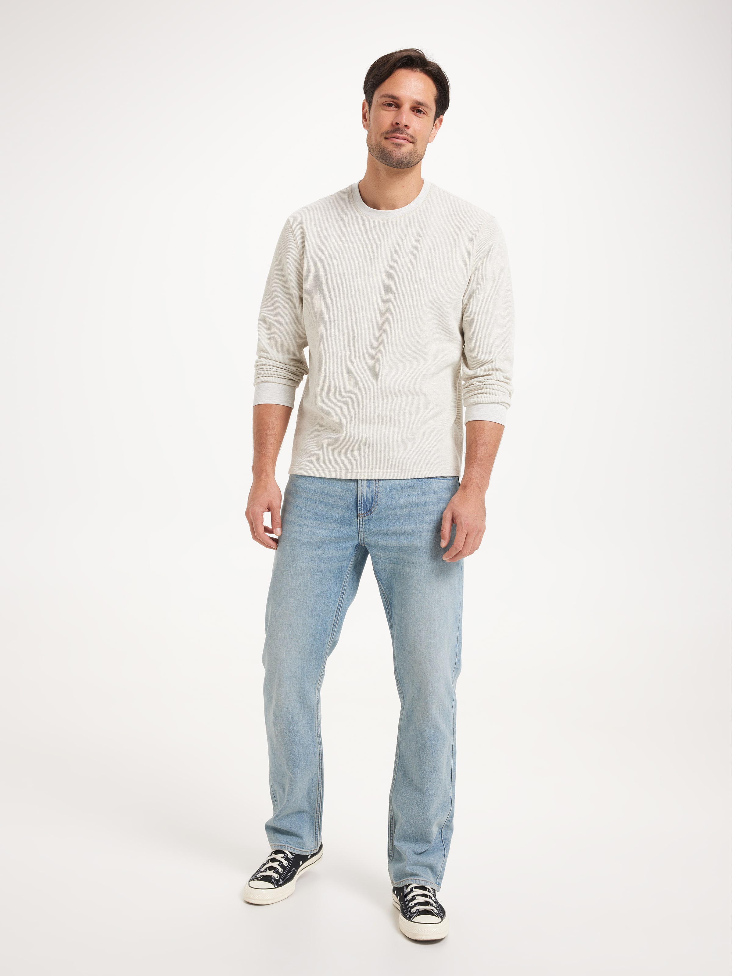 Long Sleeve Utility Rib Crew Tee