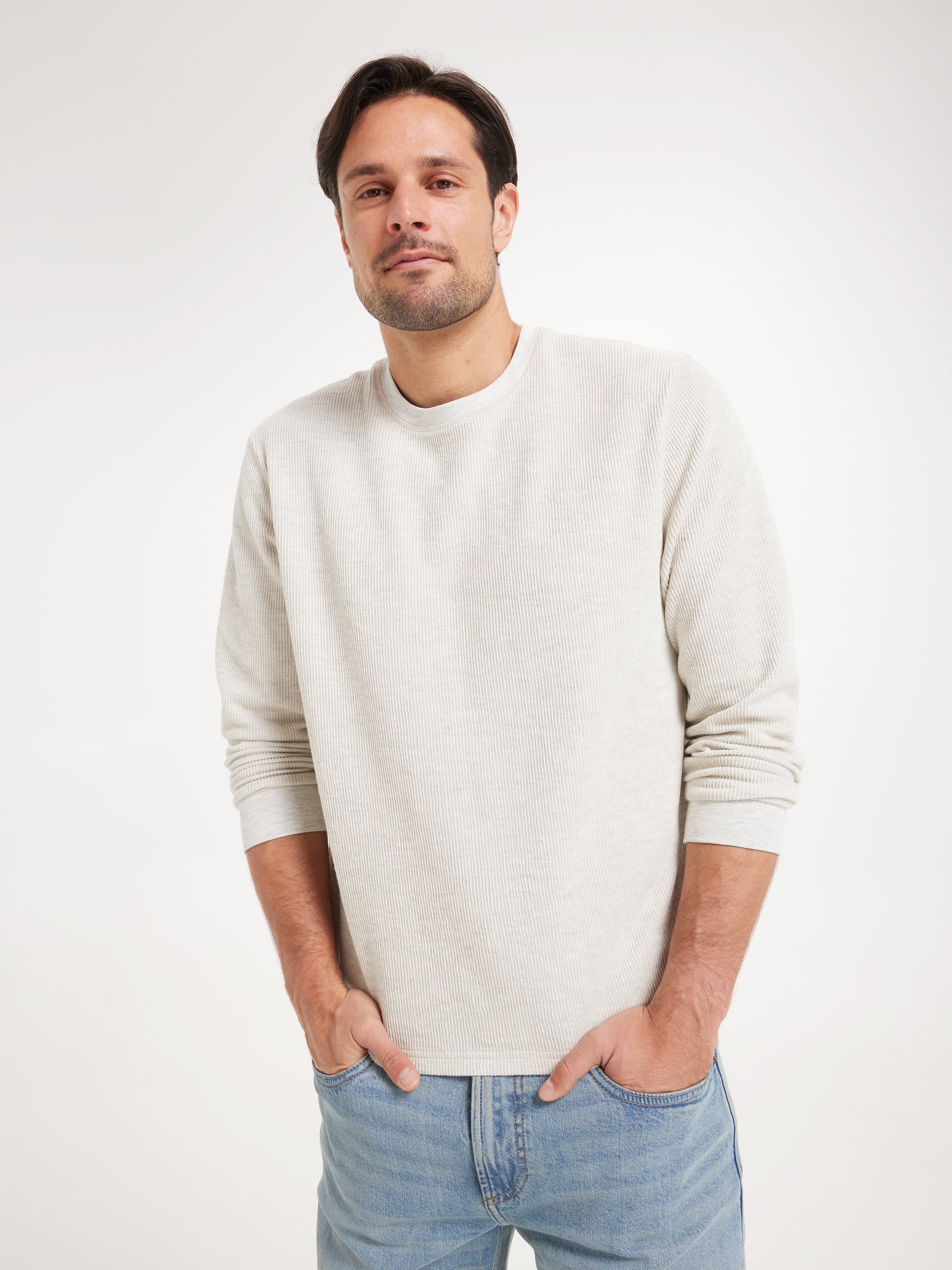 Long Sleeve Utility Rib Crew Tee