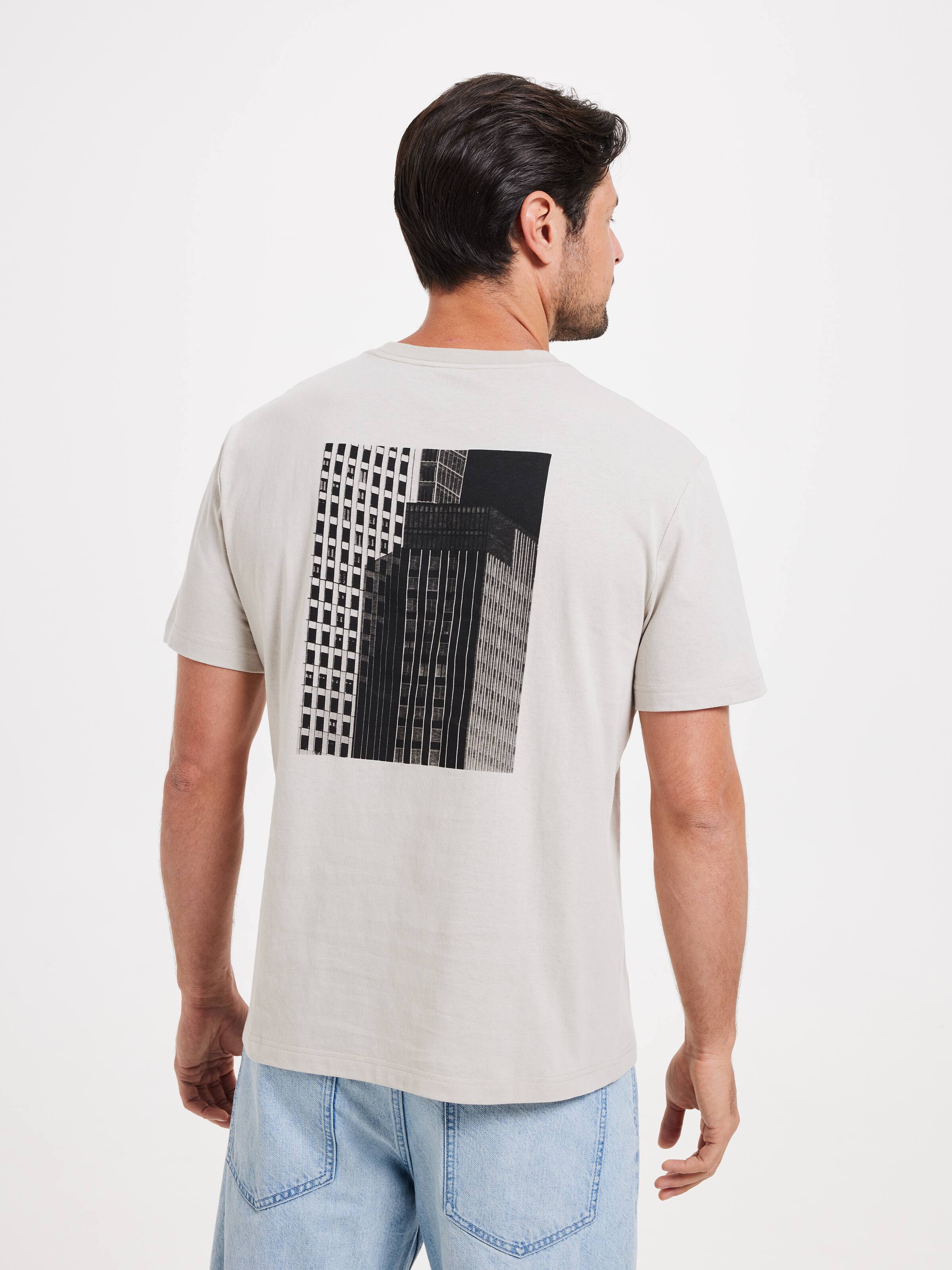 Tonal Block Casual Tee