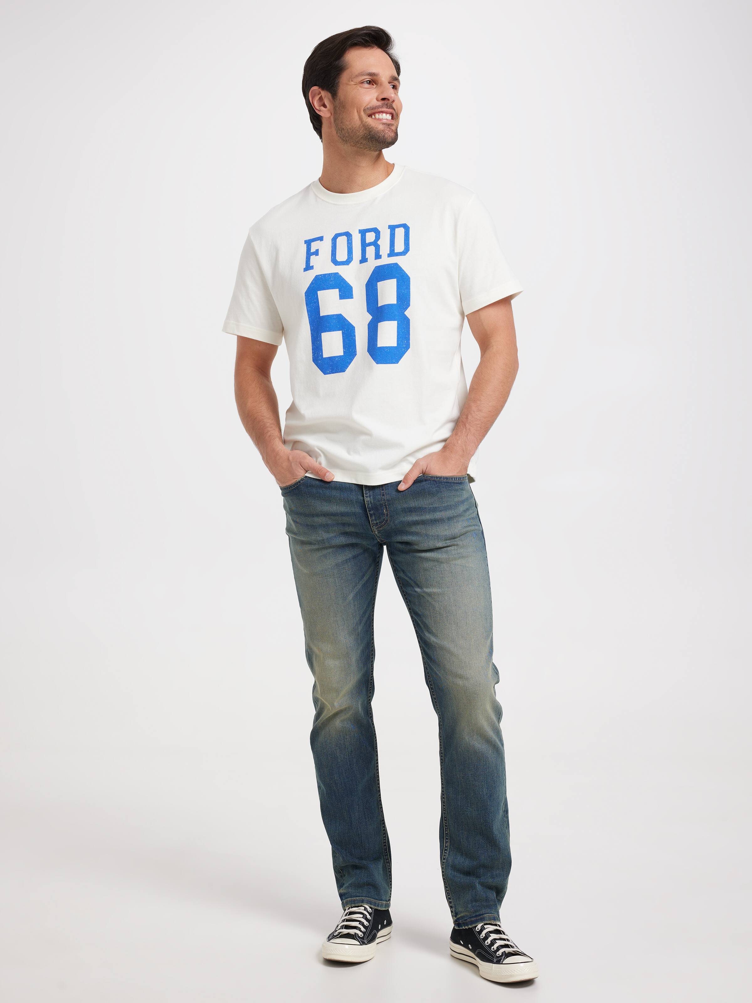 Short Sleeve License Ford Print Tee