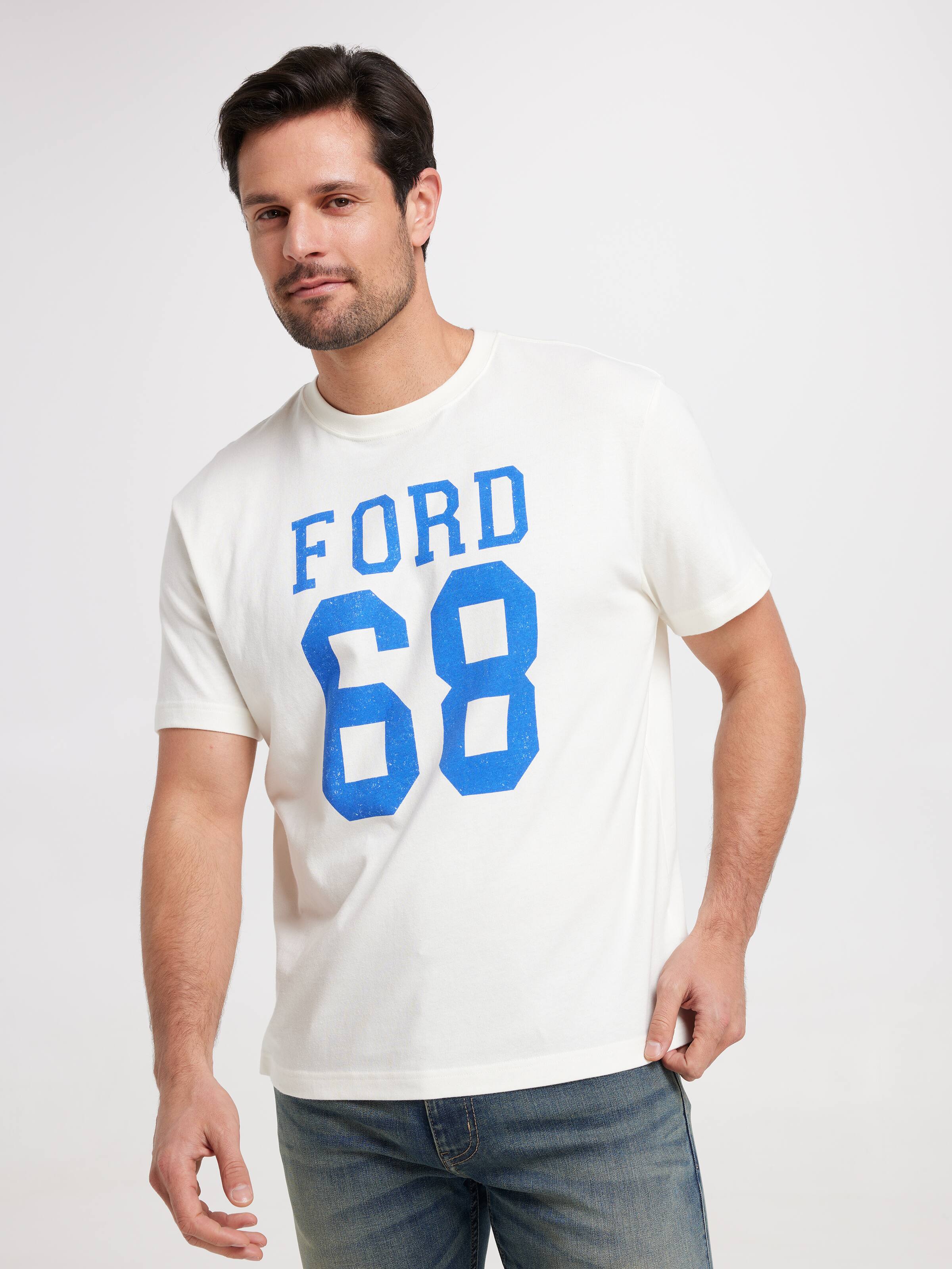 Short Sleeve License Ford Print Tee