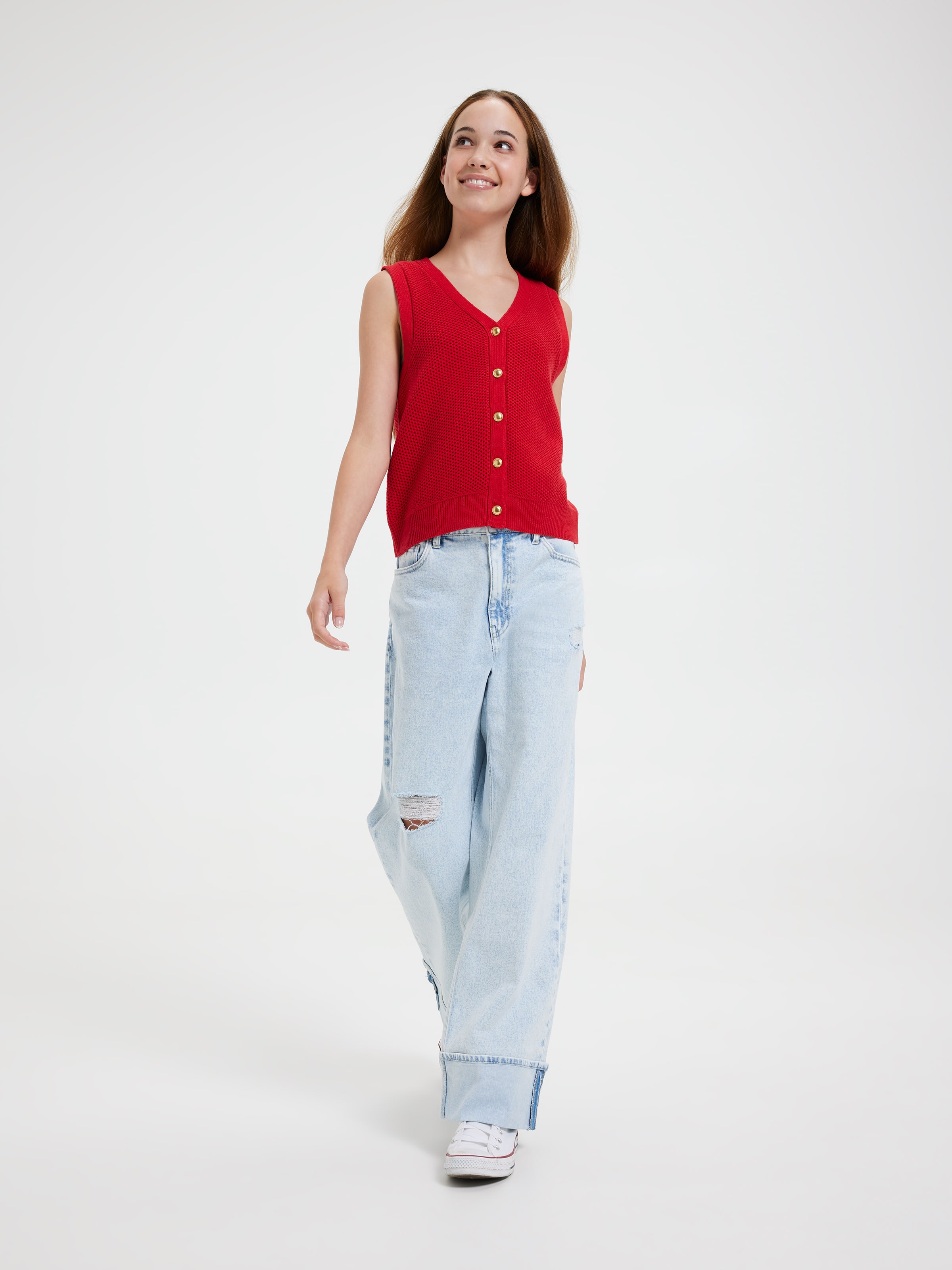 Girls Ellie Knit Vest