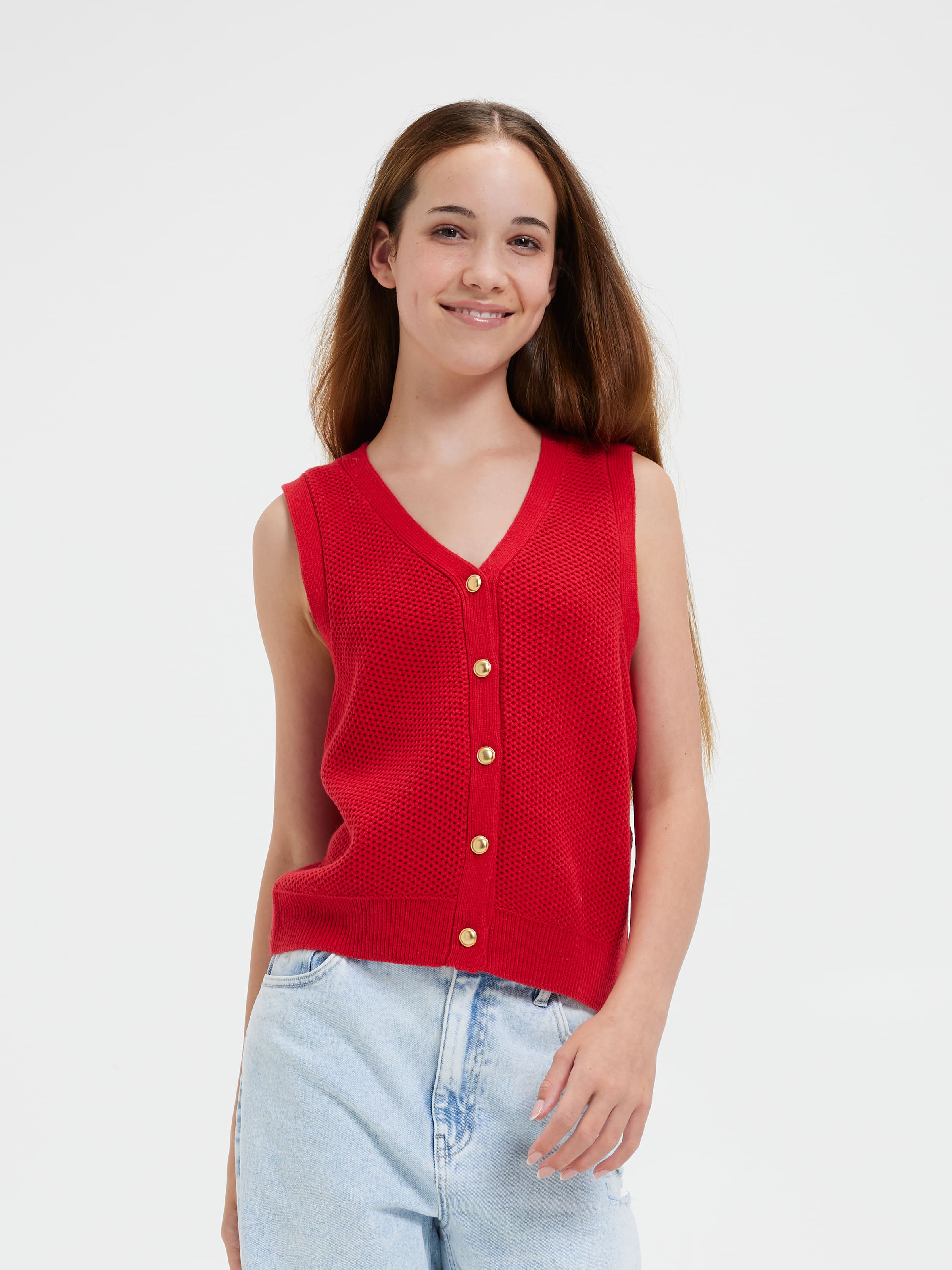 Girls Ellie Knit Vest