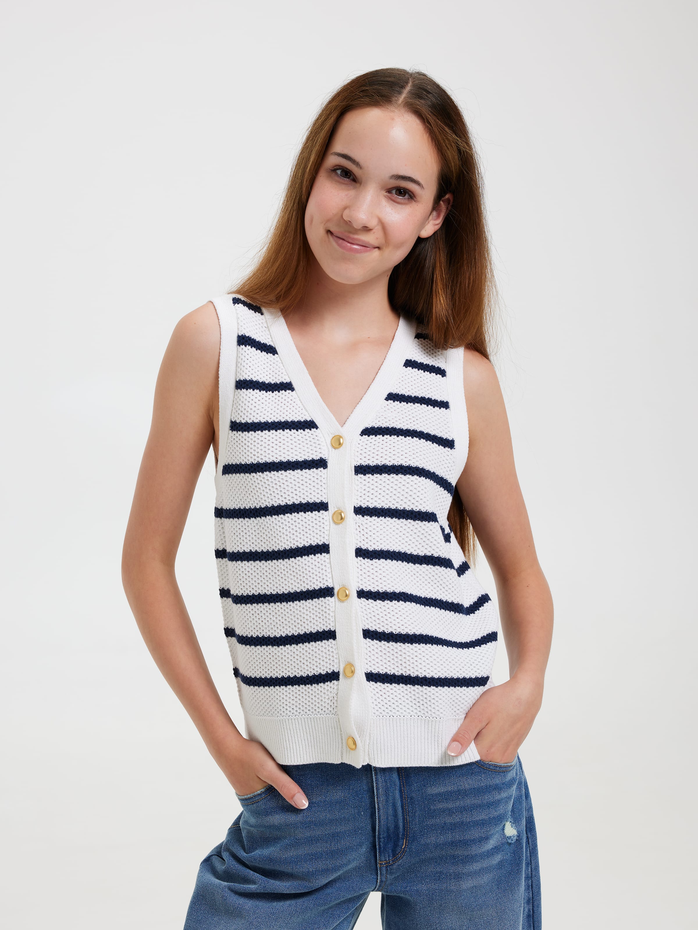 Girls Ellie Knit Vest