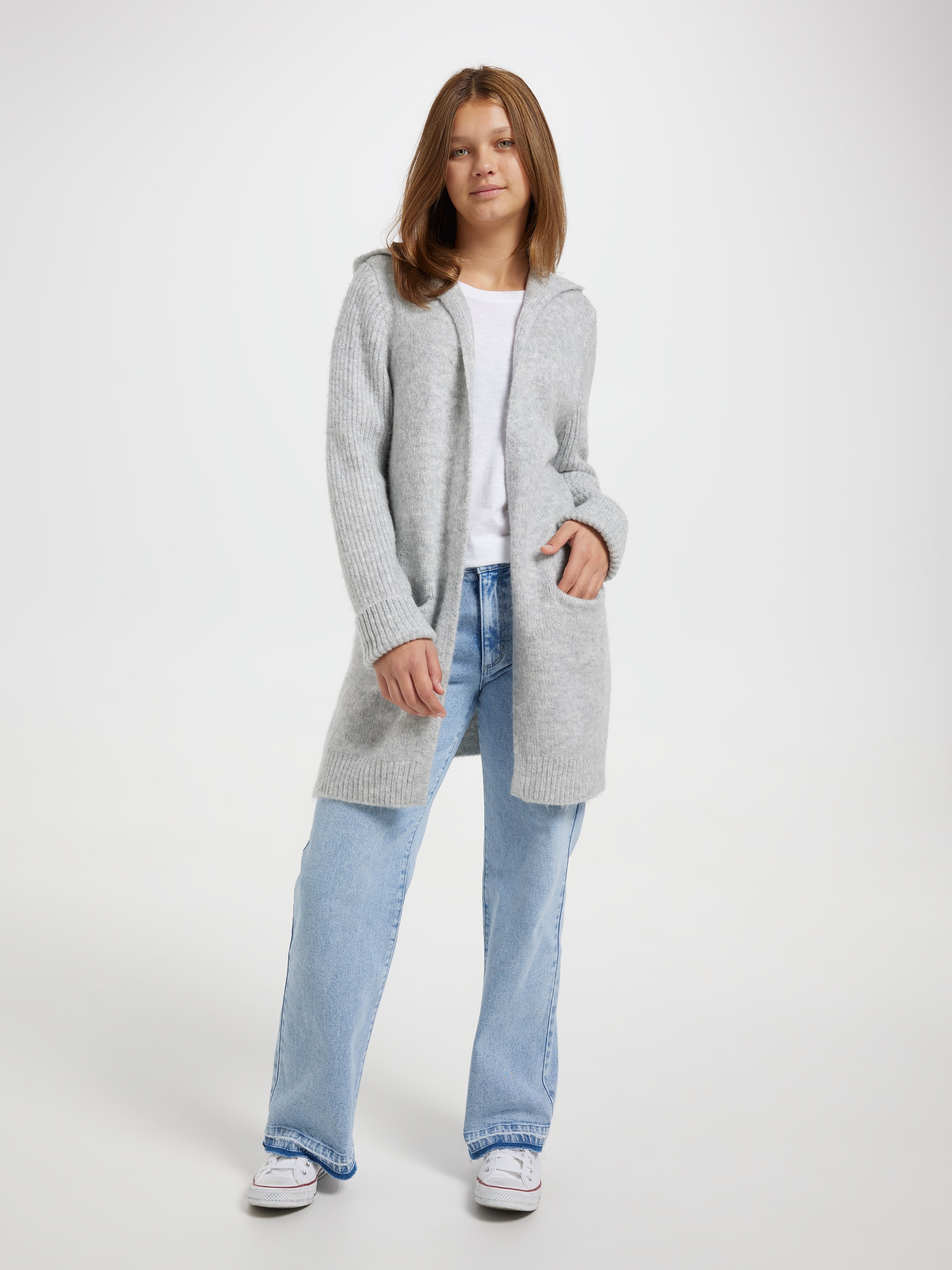 Image for Girls Rose Longline Cardi from JustGroupNZ