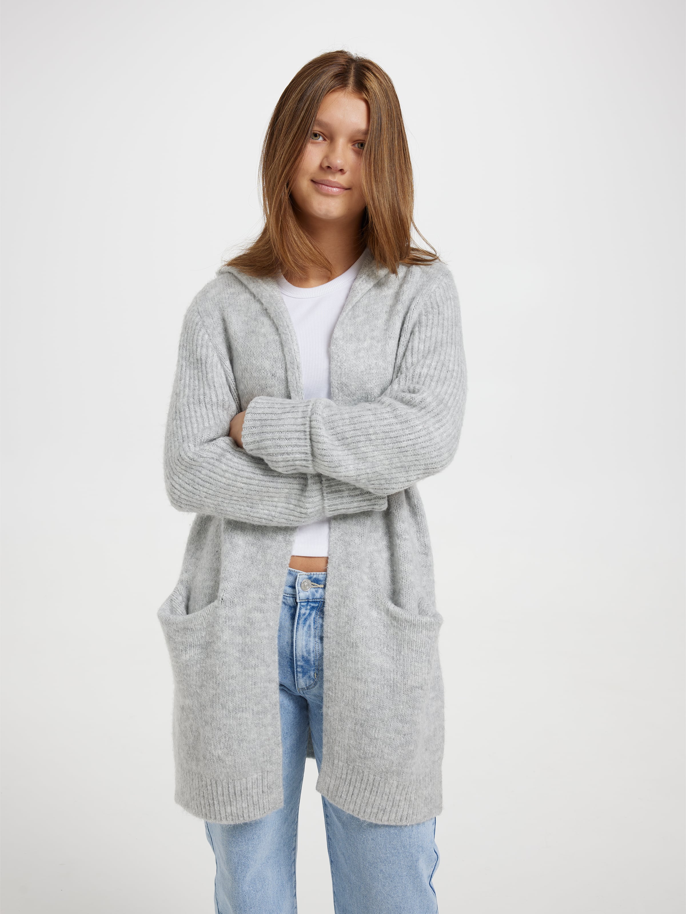 Image for Girls Rose Longline Cardi from JustGroupNZ
