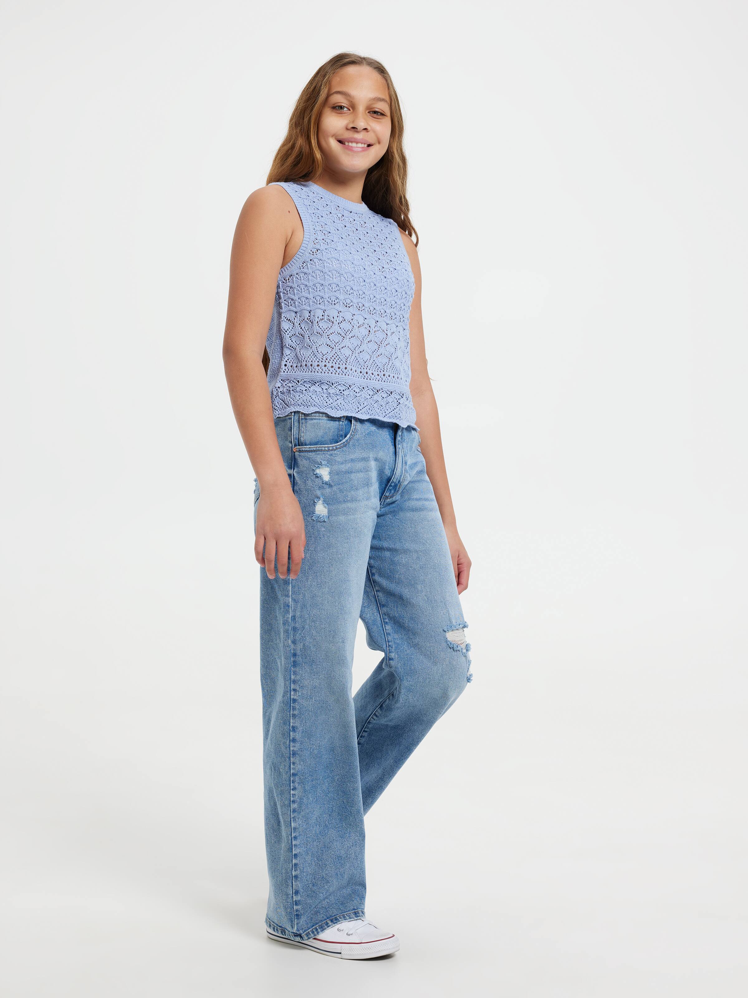 Girls Hazel Crochet Top