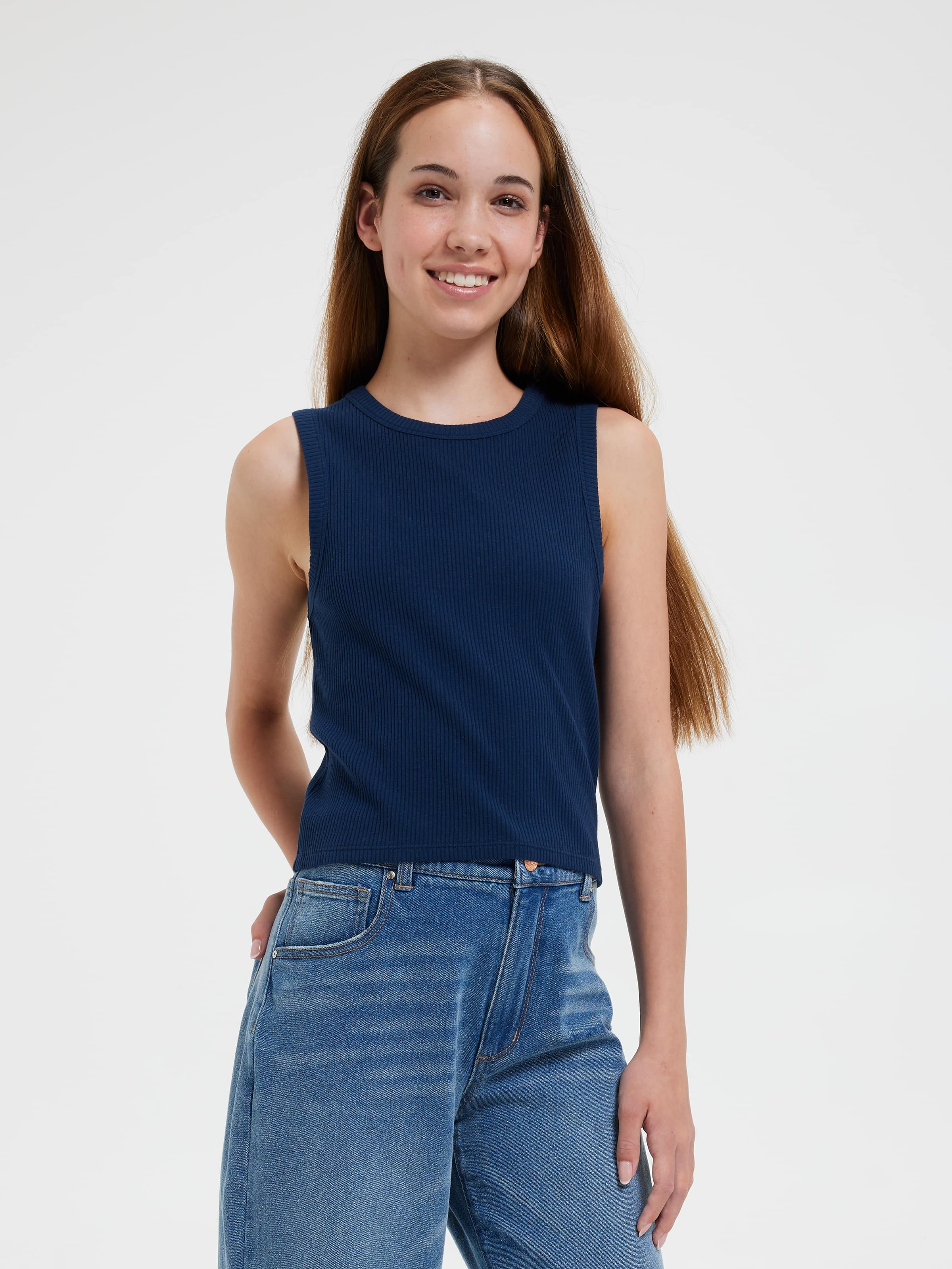 Girls Rebecca Rib Tank