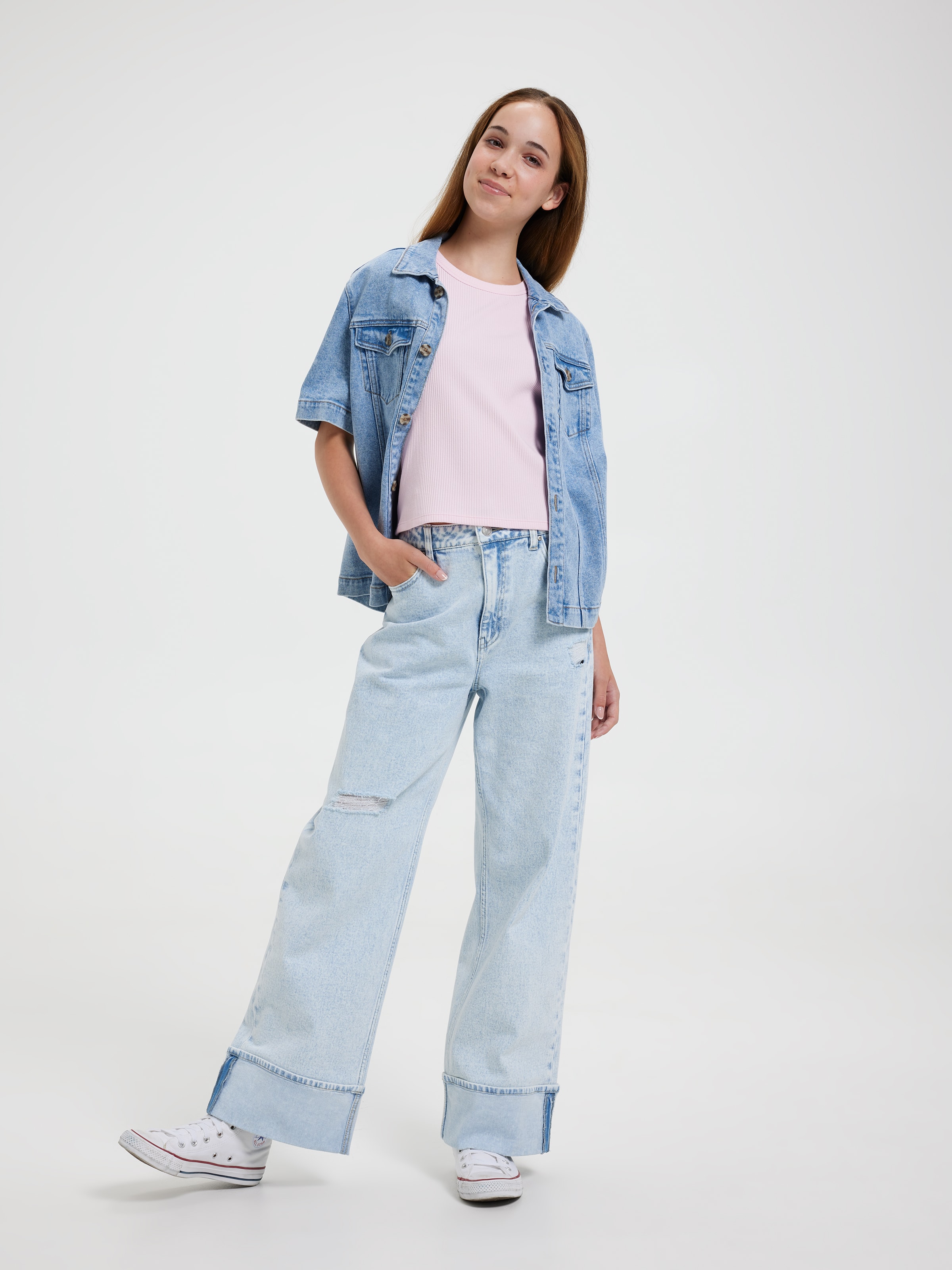 Girls Rebecca Rib Tank