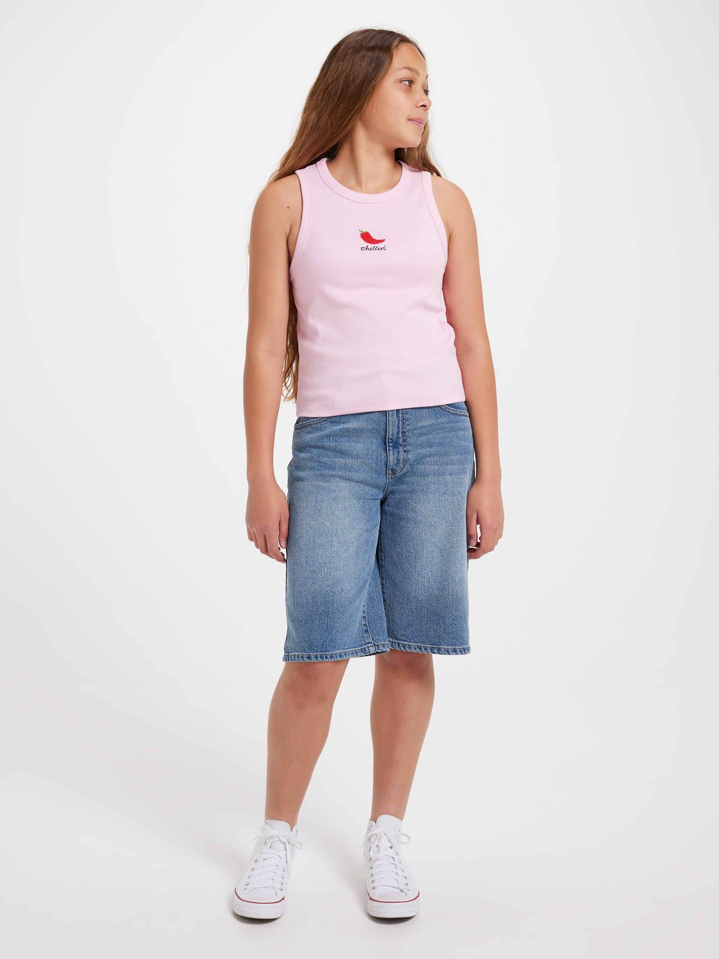 Girls Rebecca Rib Tank