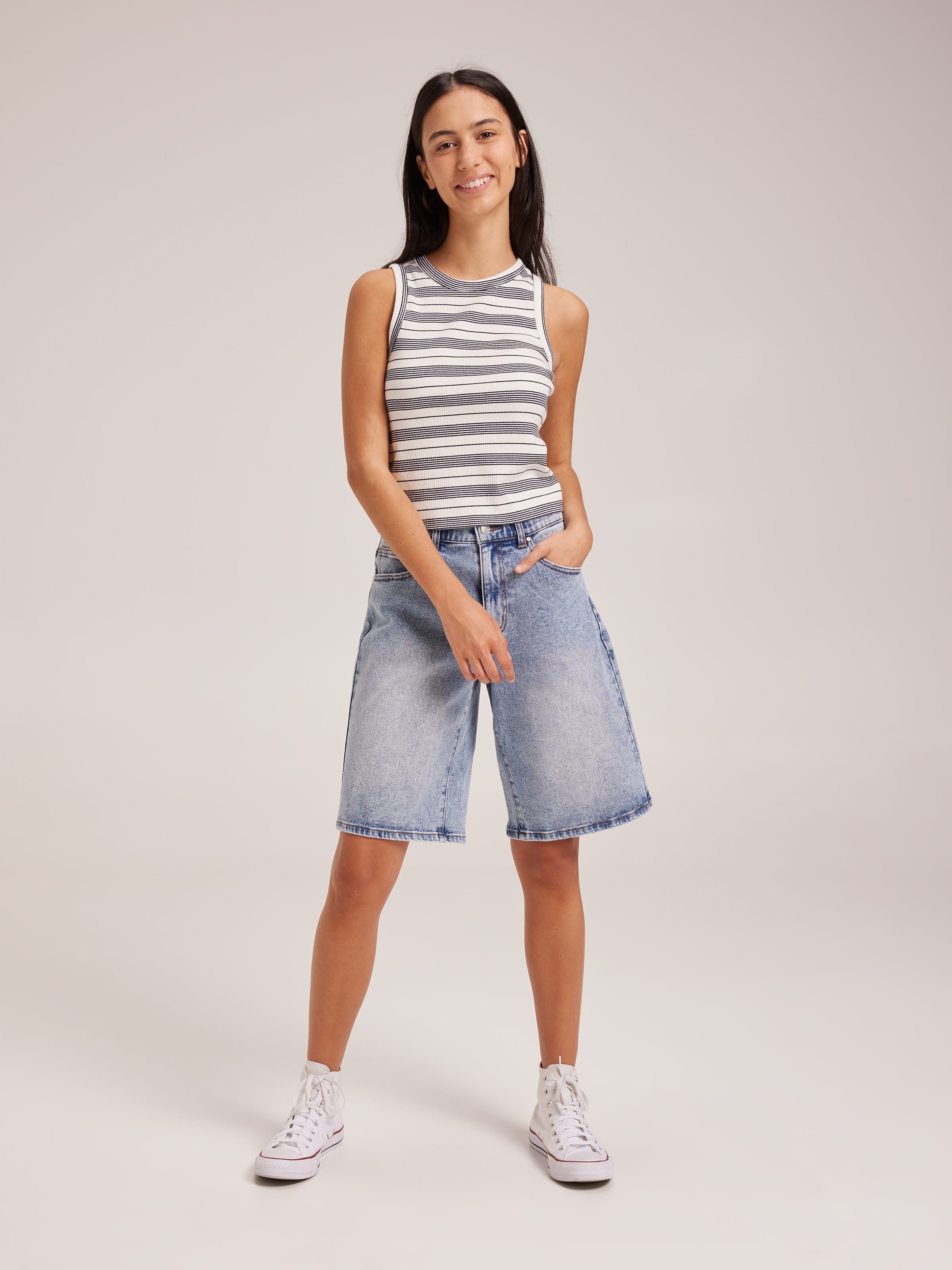 Girls Rebecca Rib Tank