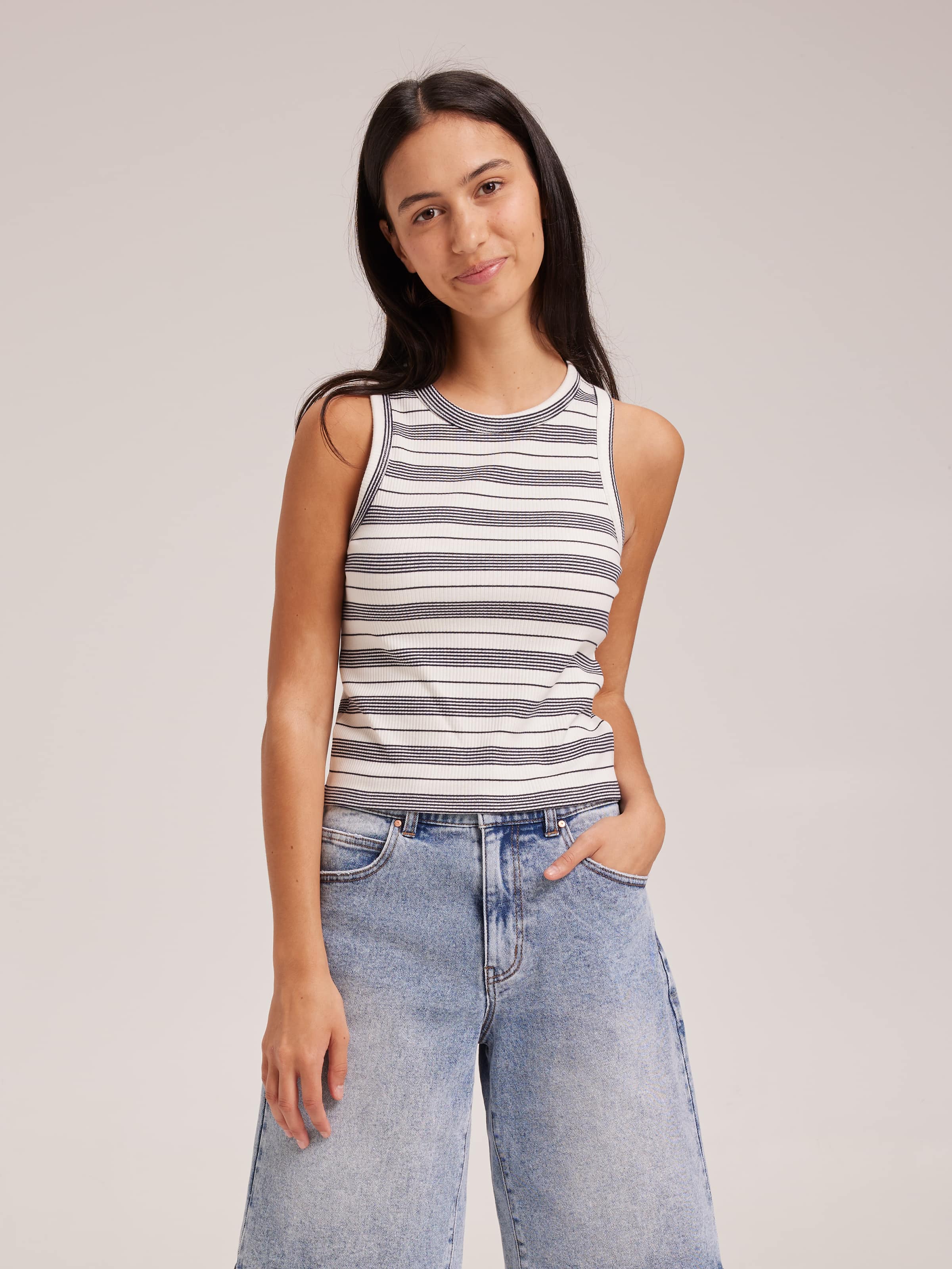 Girls Rebecca Rib Tank