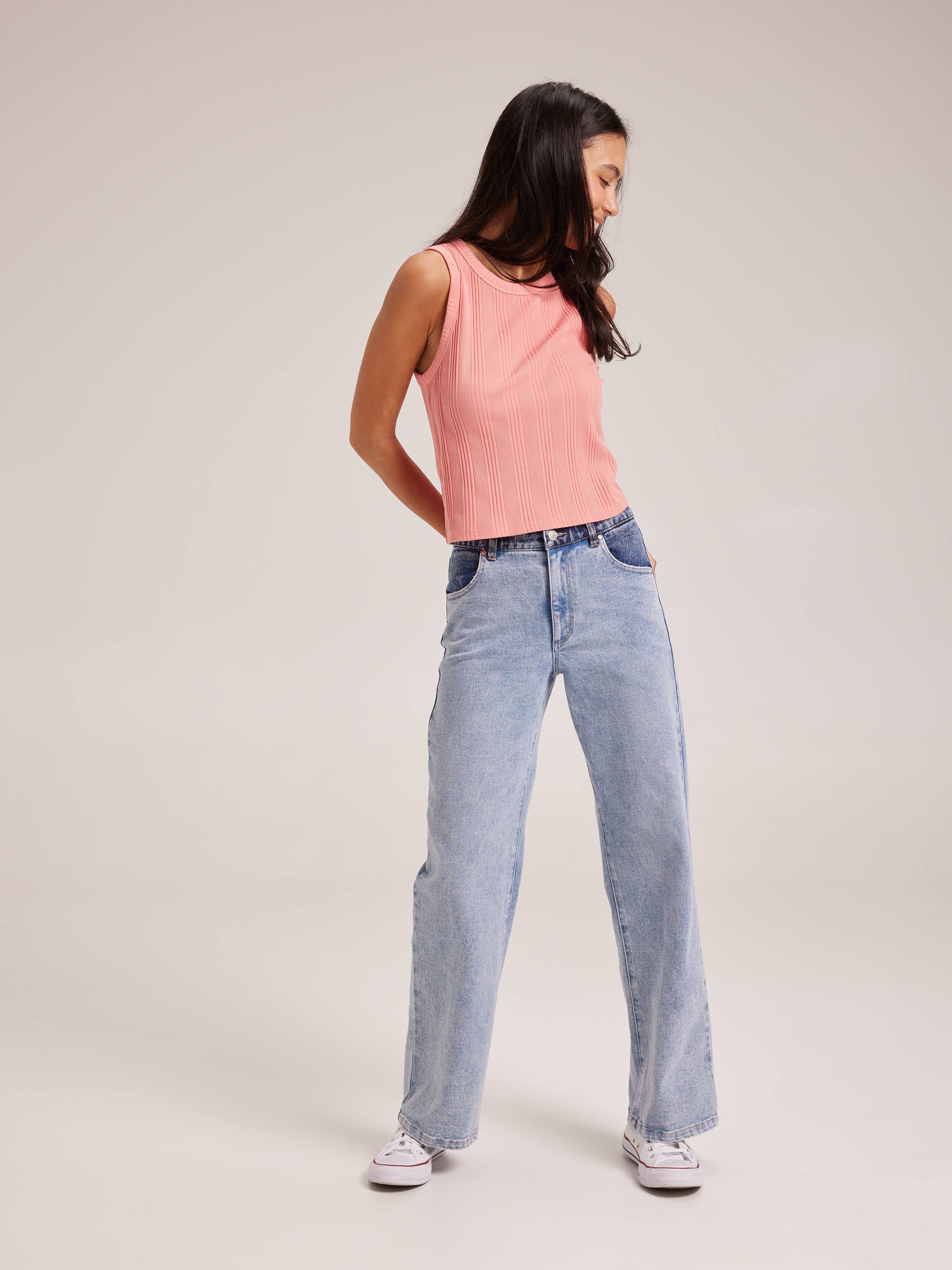 Girls Rebecca Rib Tank