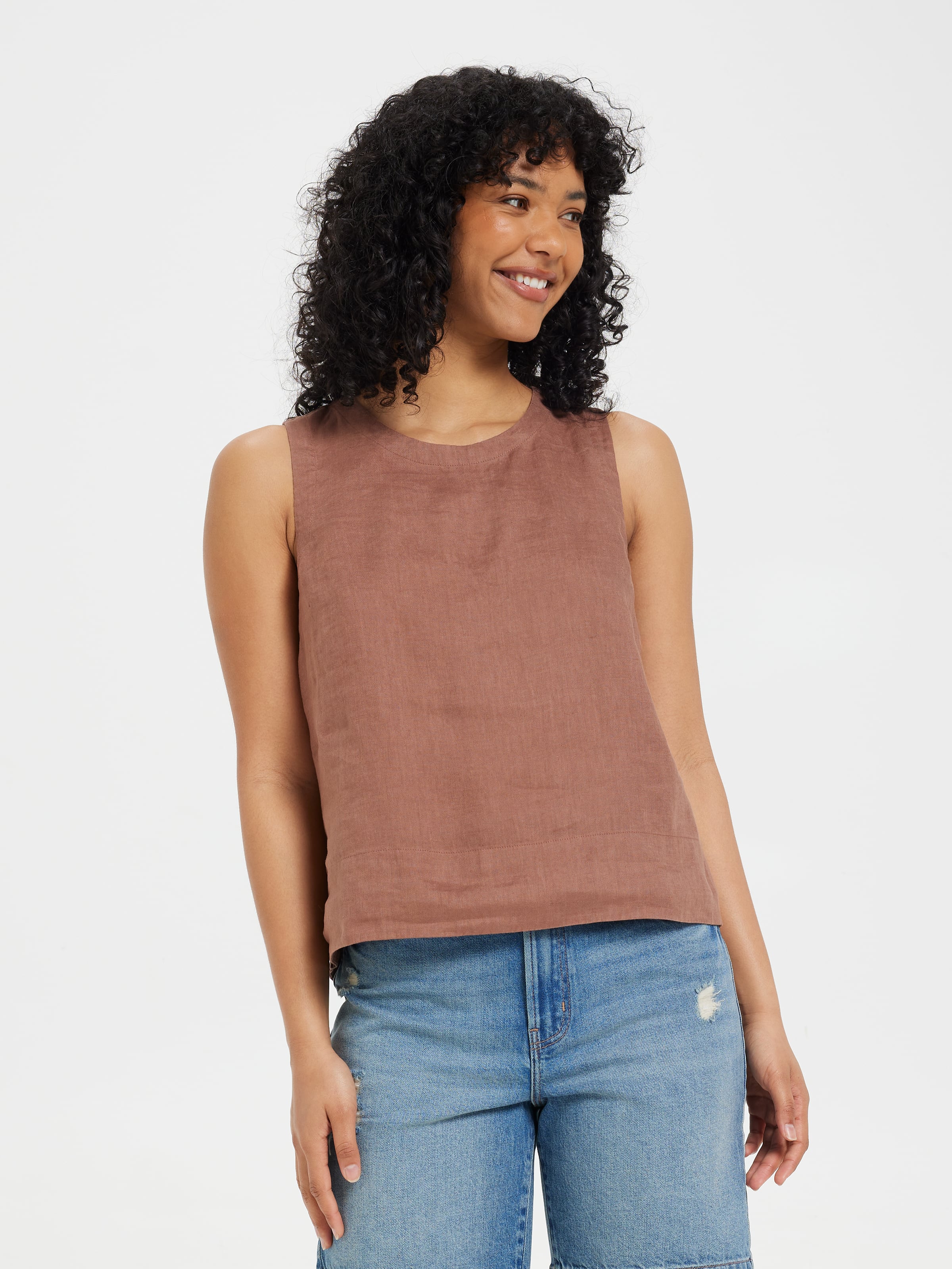 Rhi Pleat Back Tank