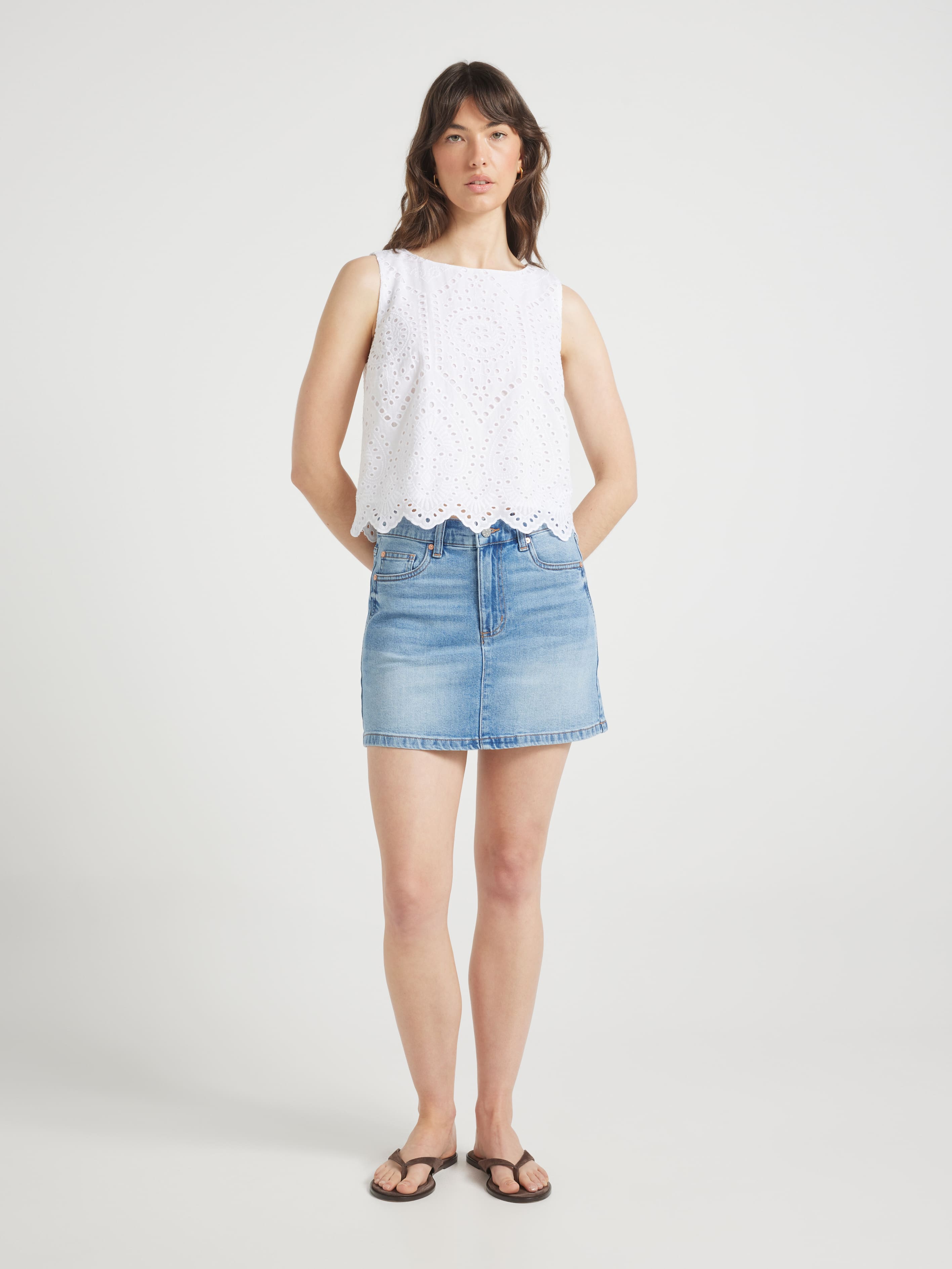 Bonnie Broderie Tank