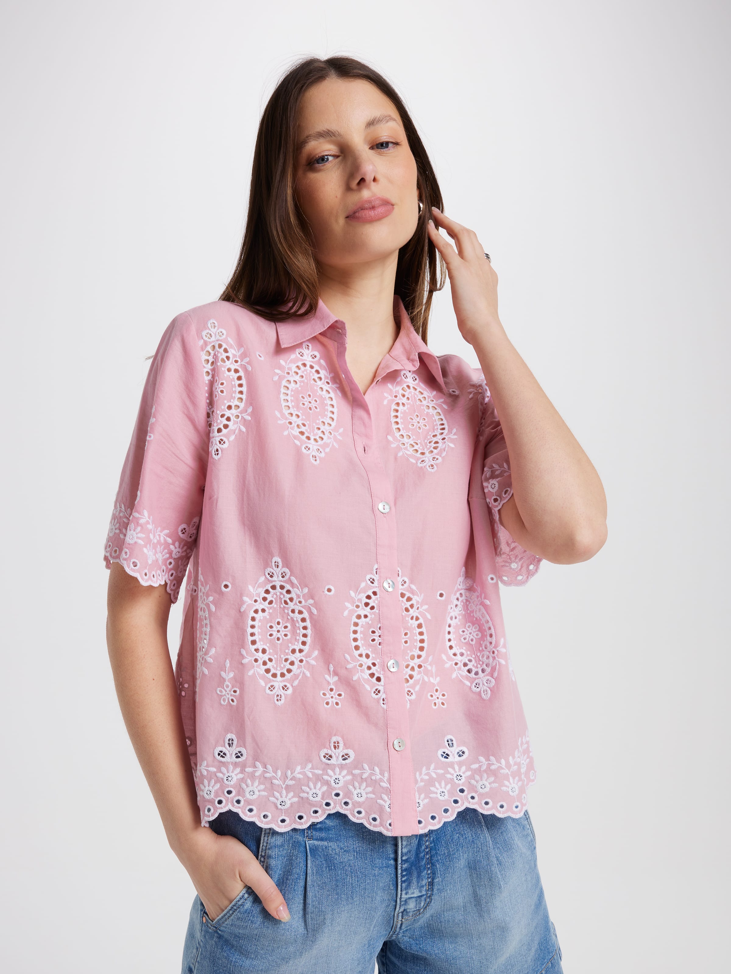 Suzie Broderie Shirt