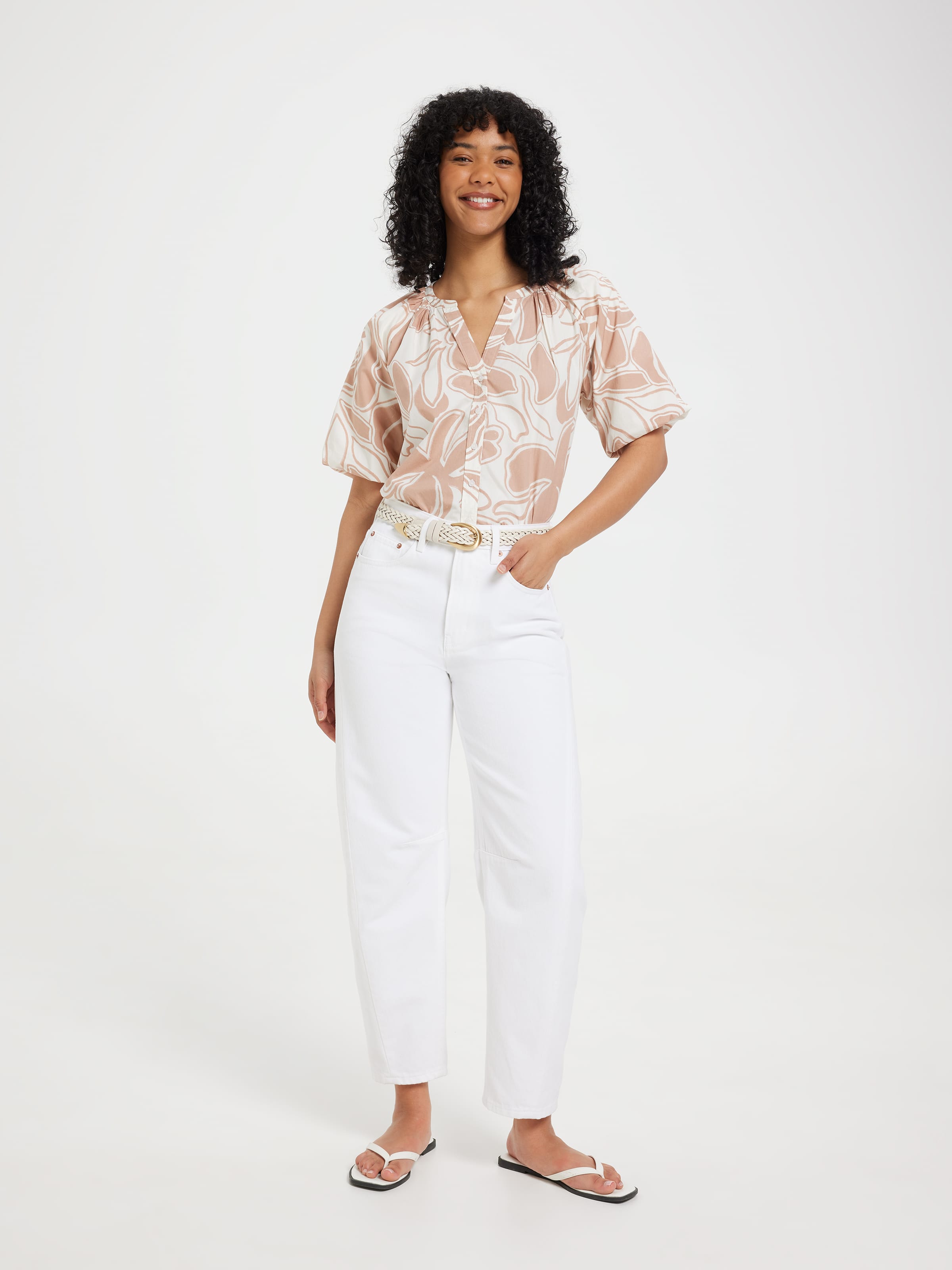 Aliyah Bubble Sleeve Shirt