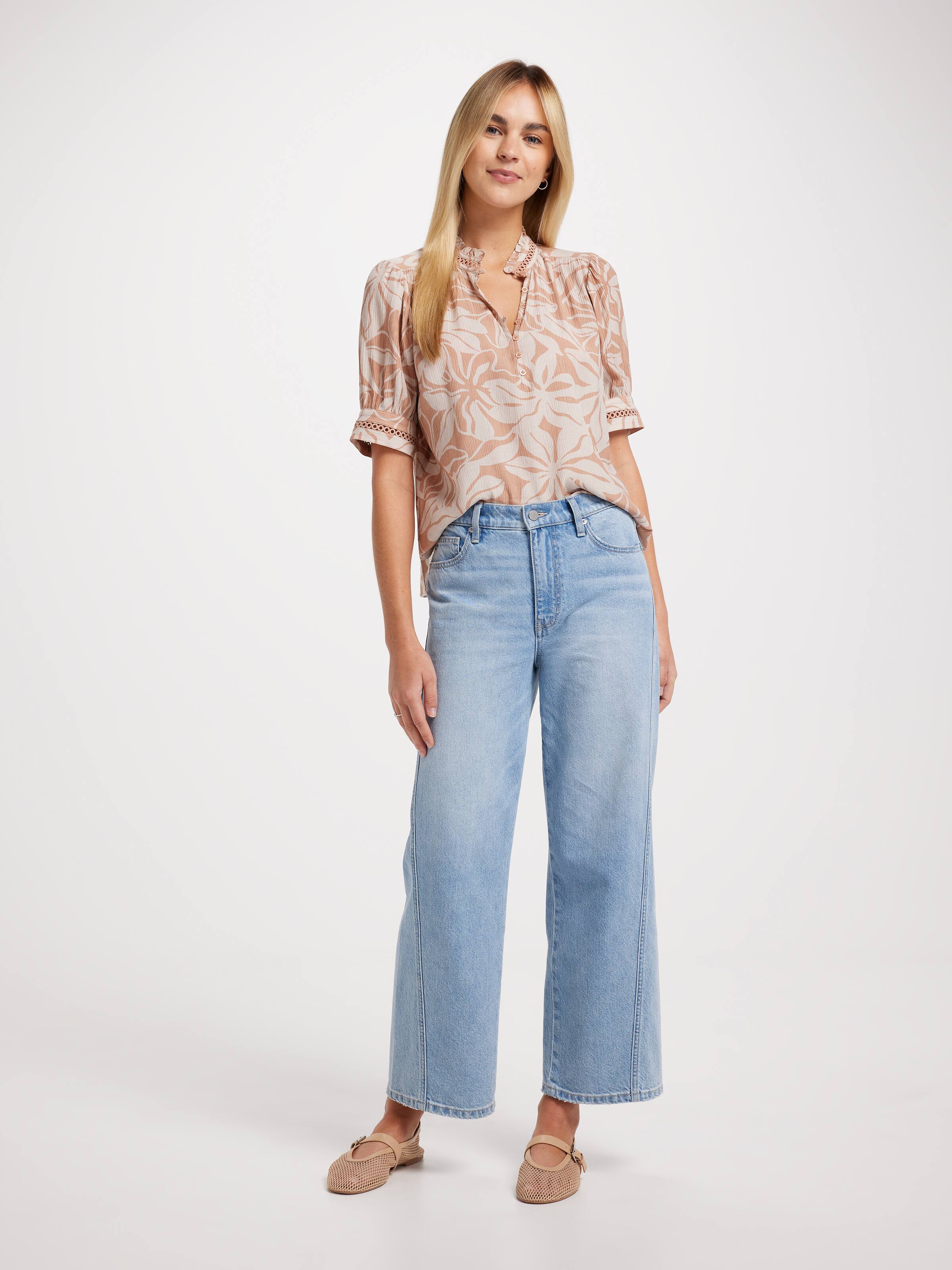 Liv Lace Trim Blouse