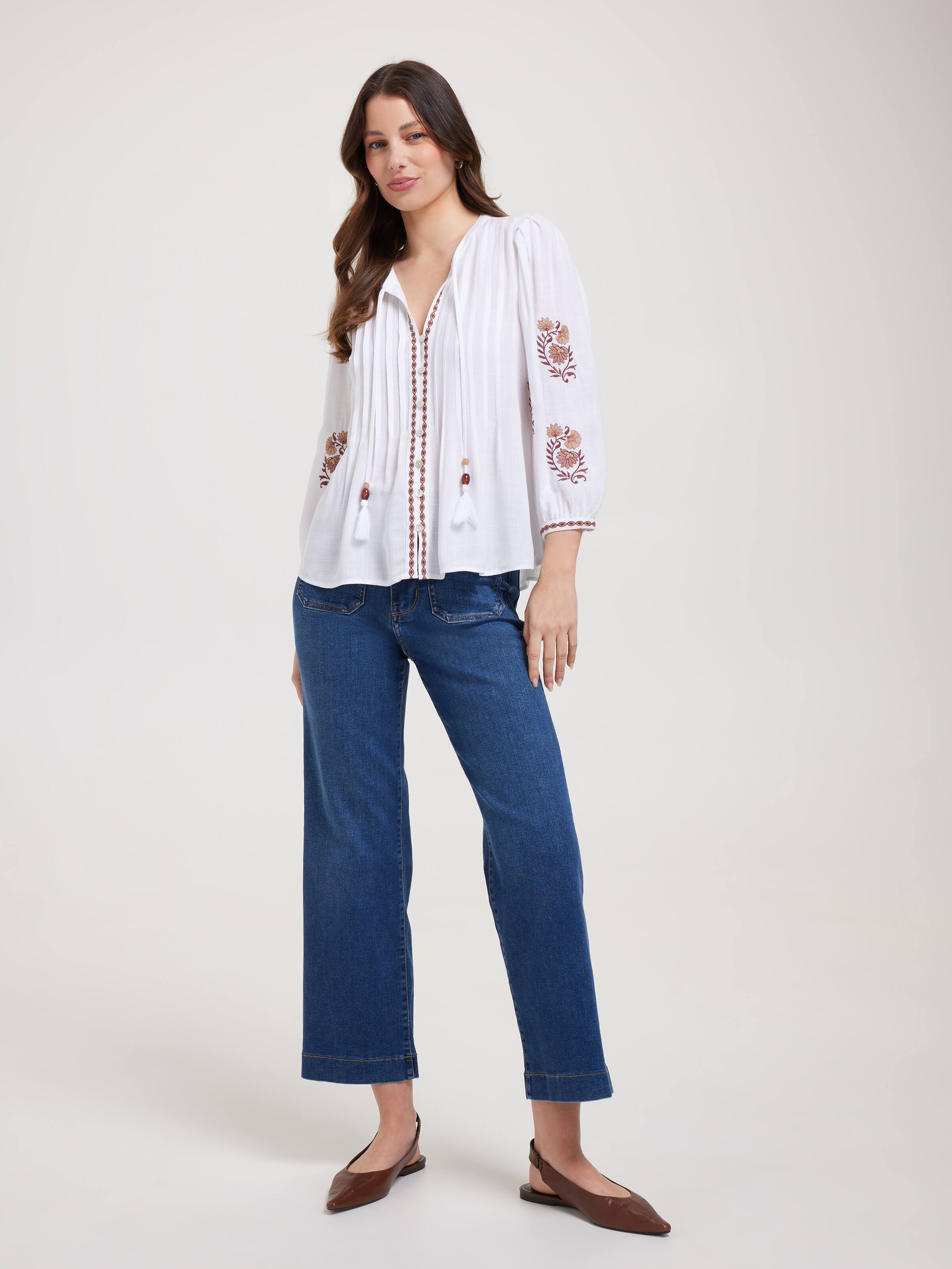 Frankie Button Through Top