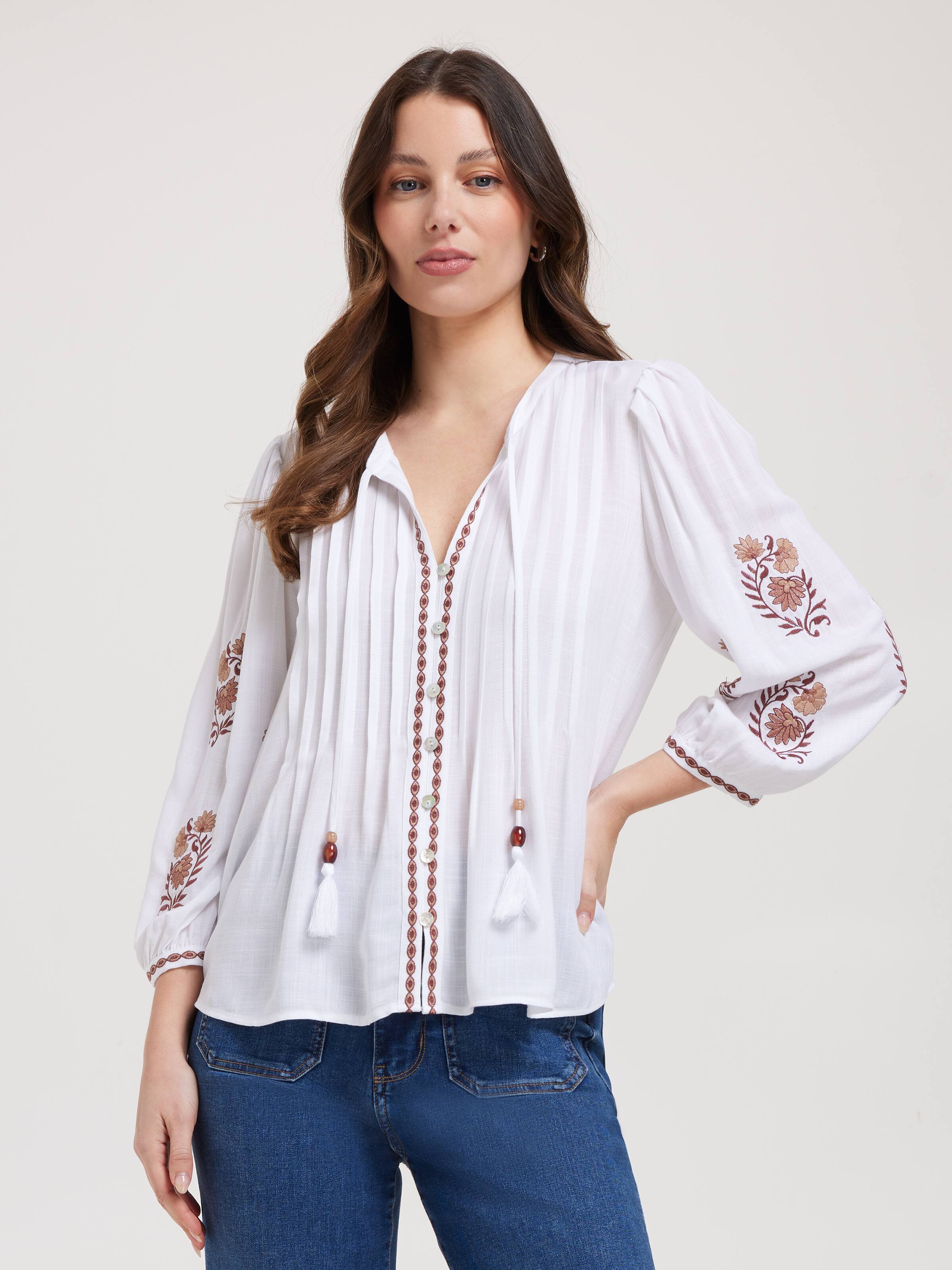 Frankie Button Through Top