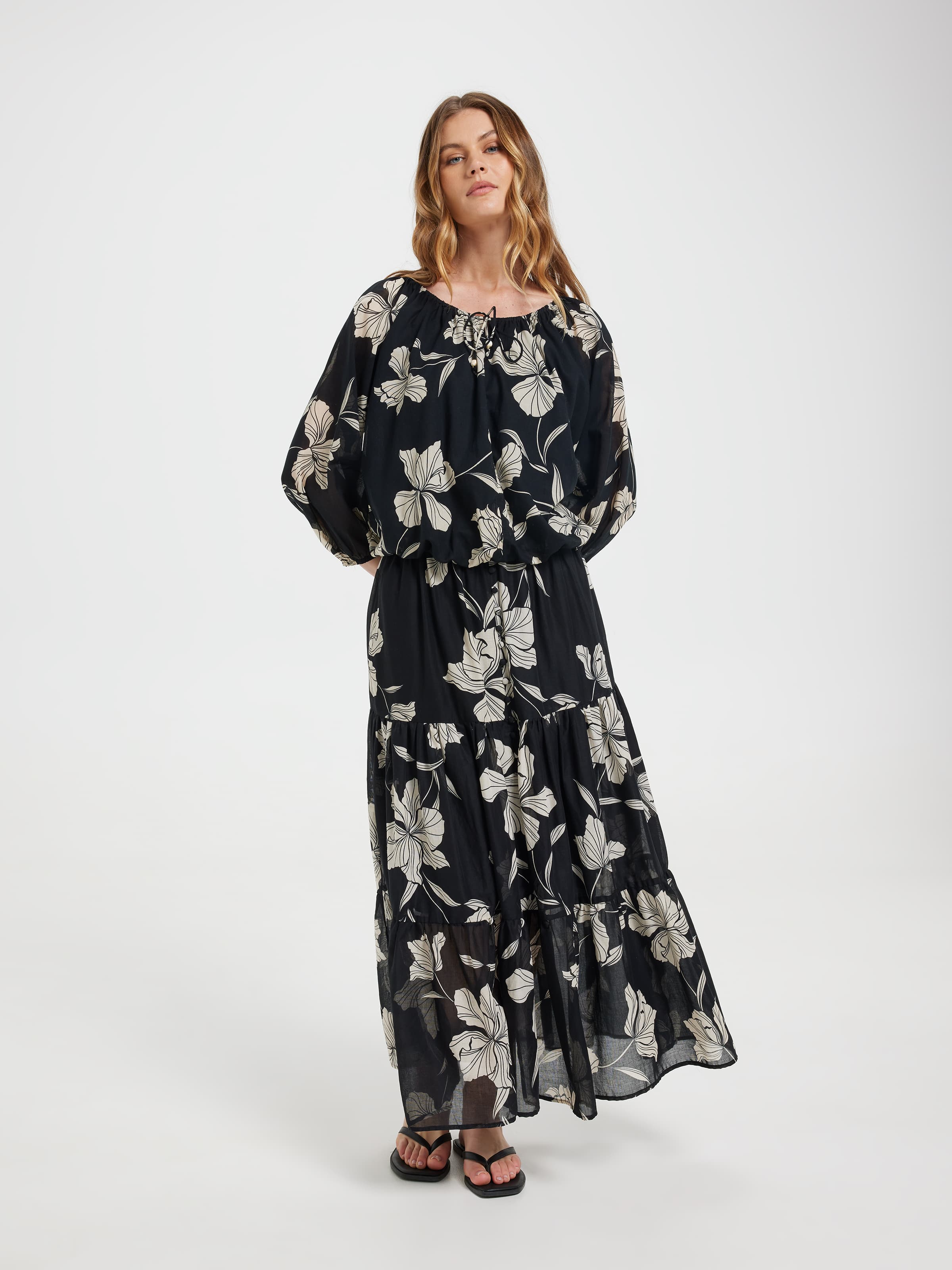 Effie Bubble Hem Blouse