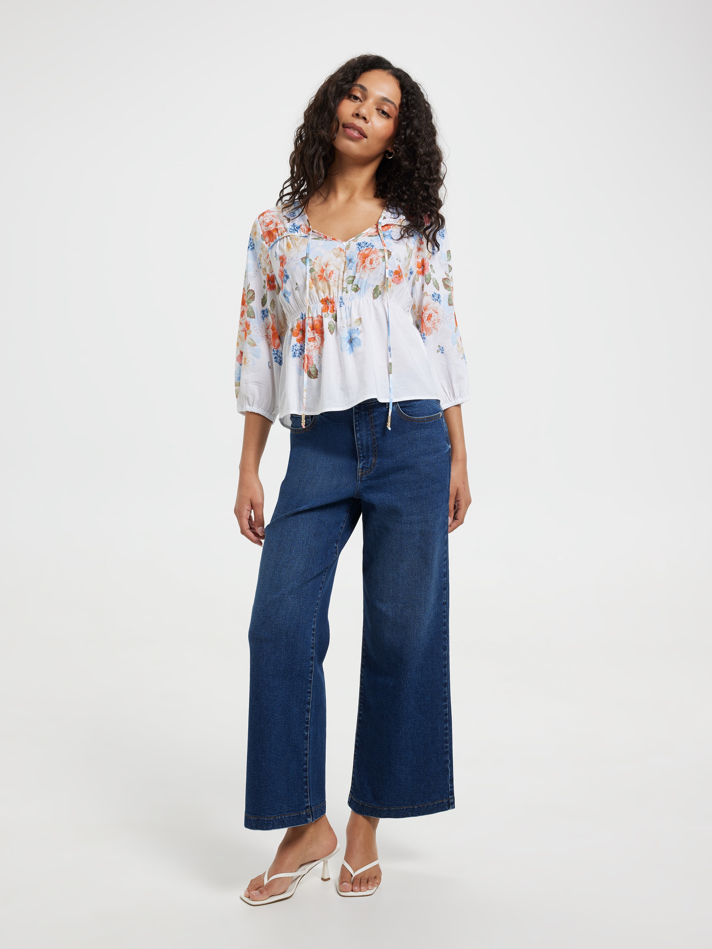 Aurora Long Sleeve Floaty Blouse
