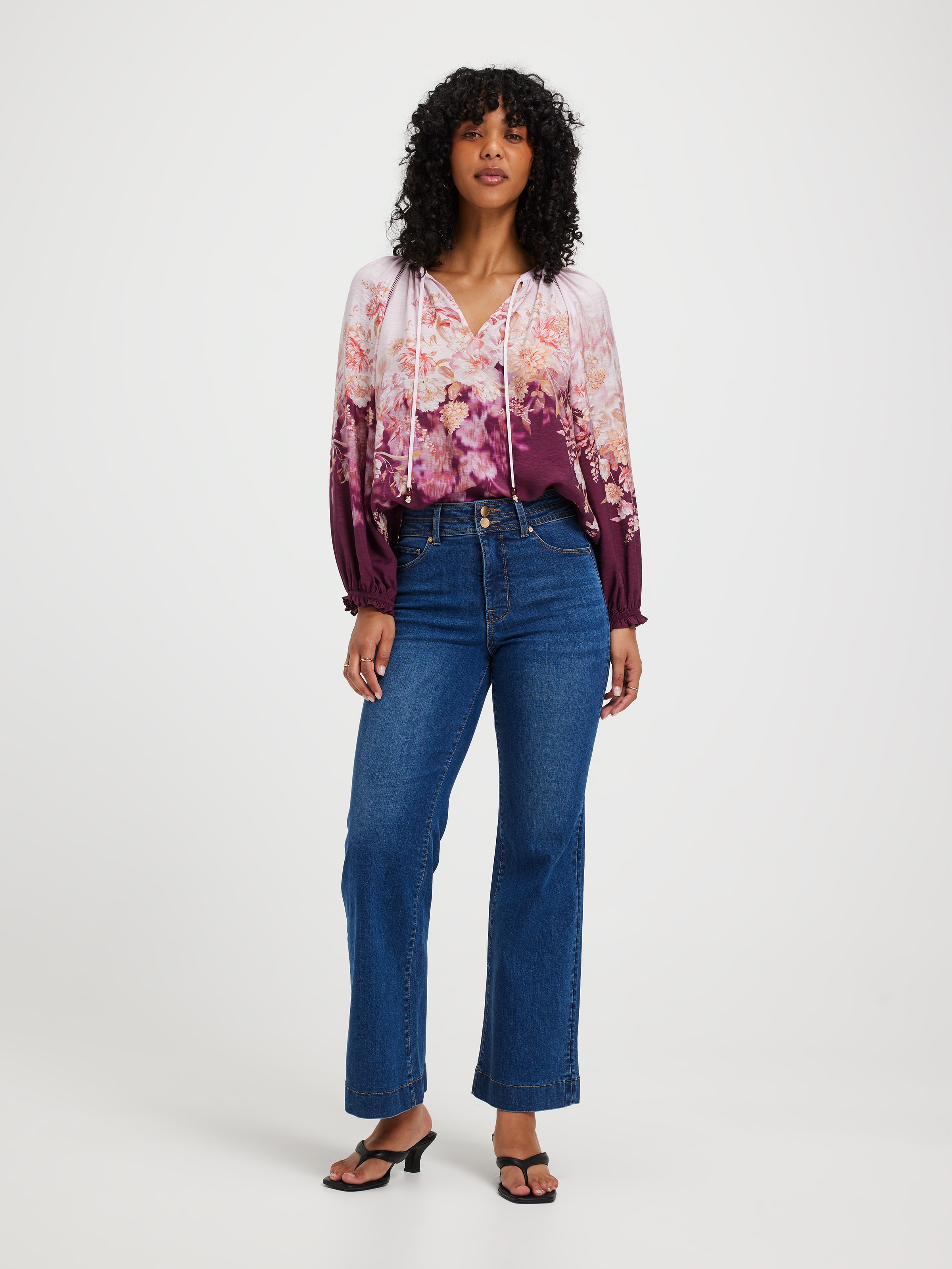 Rosamund Ombre Floral Blouse