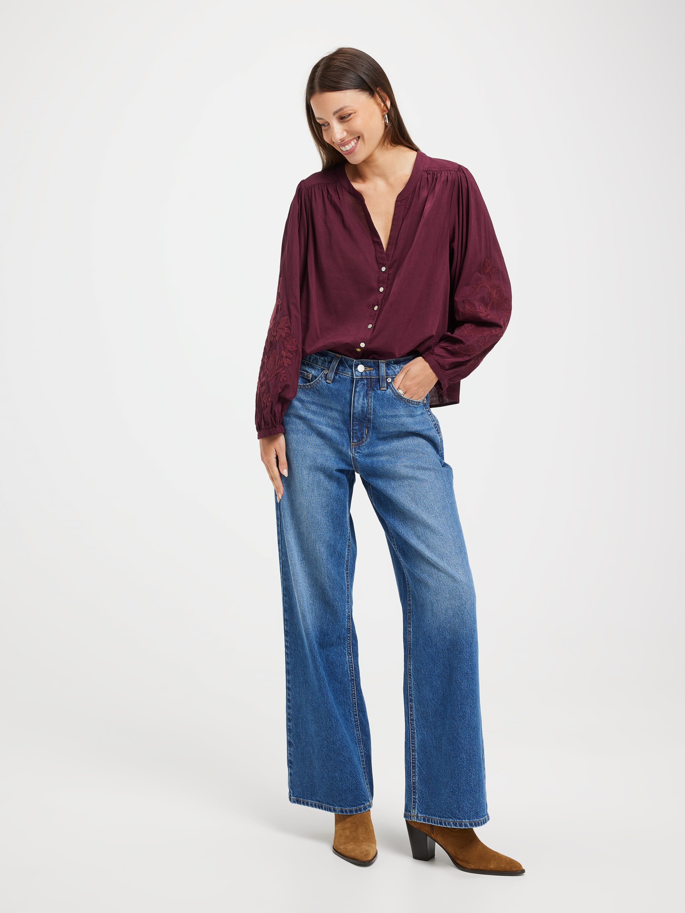 Ruby Embroidered Blouse