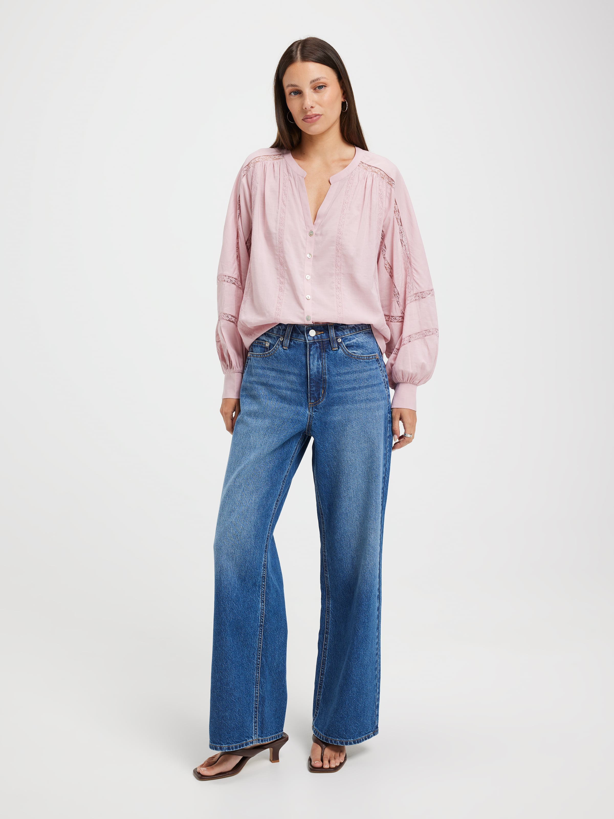 Paloma Lace Insert Blouse