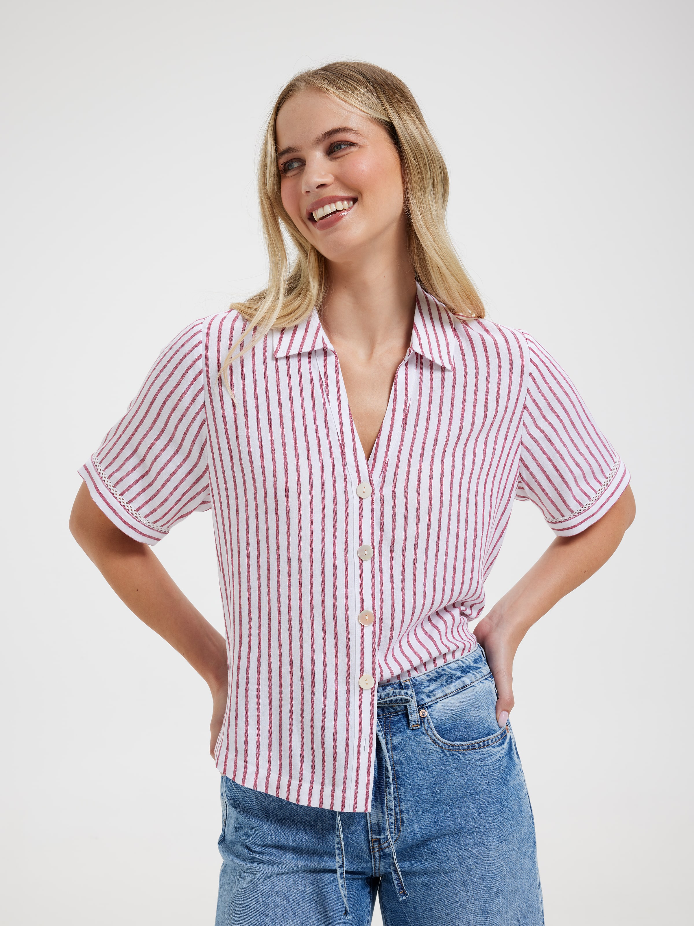 Nova Lace Insert Shirt