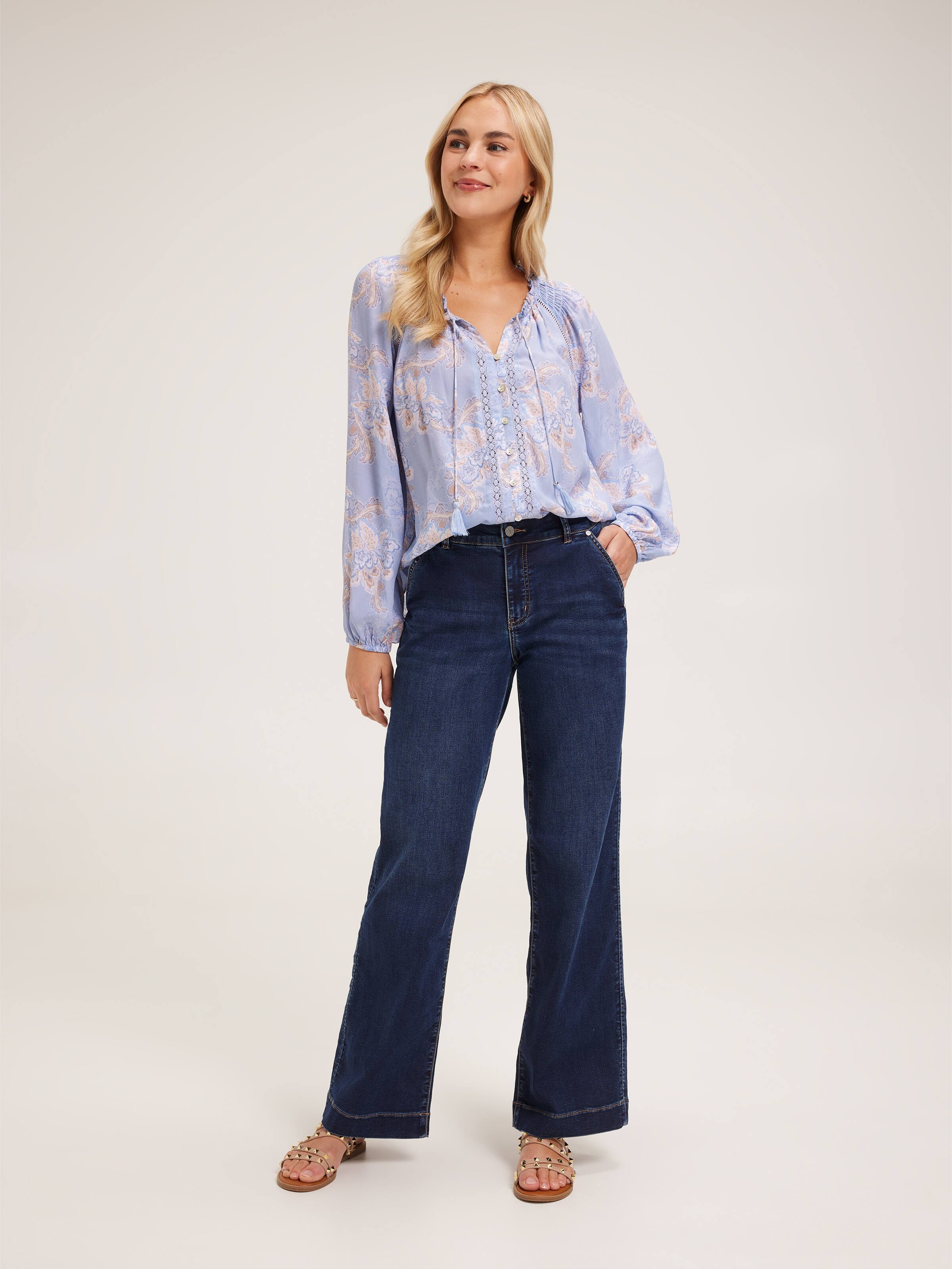 Dolly Lace Insert Blouse