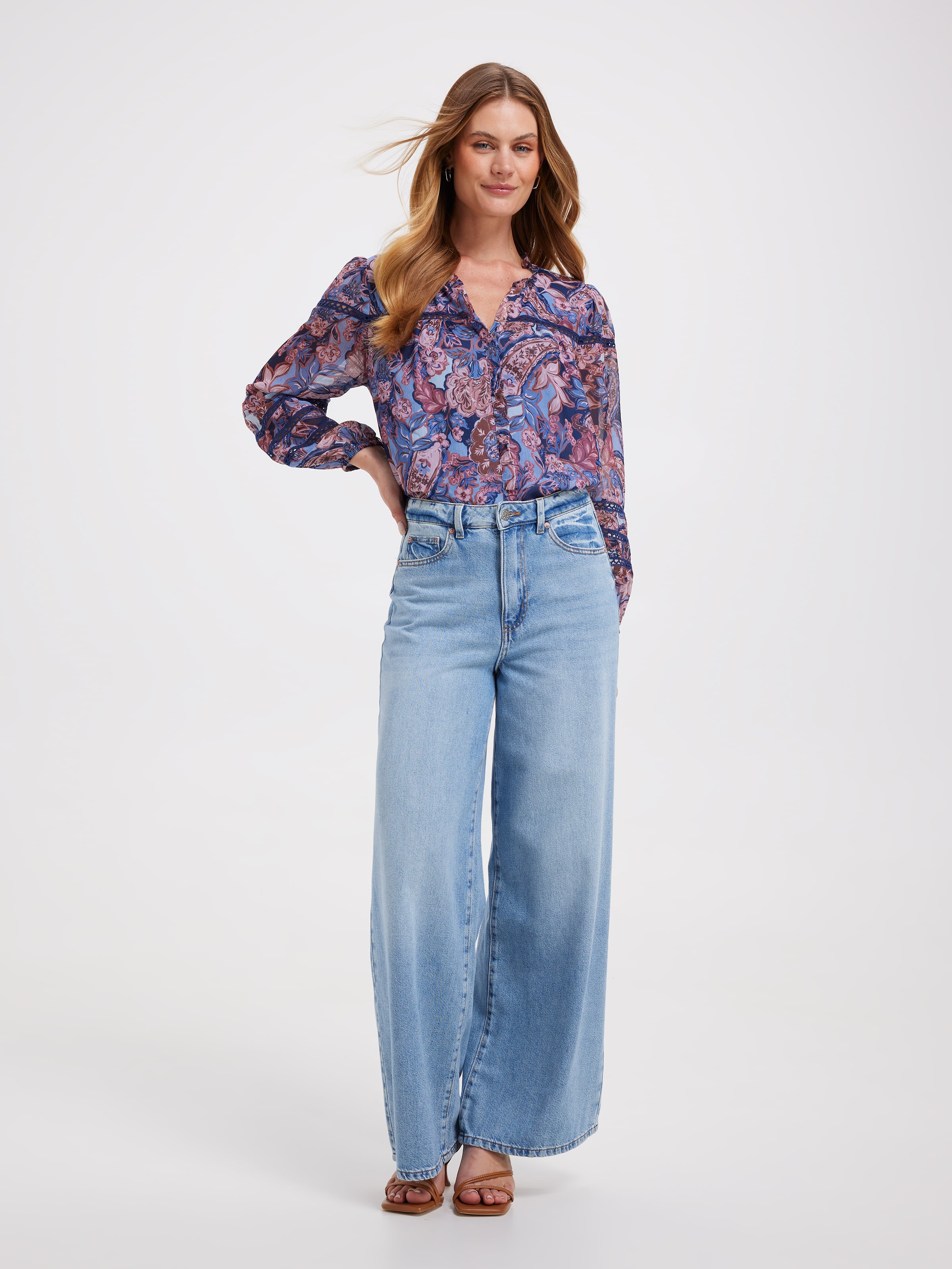Bettina Pintuck Blouse