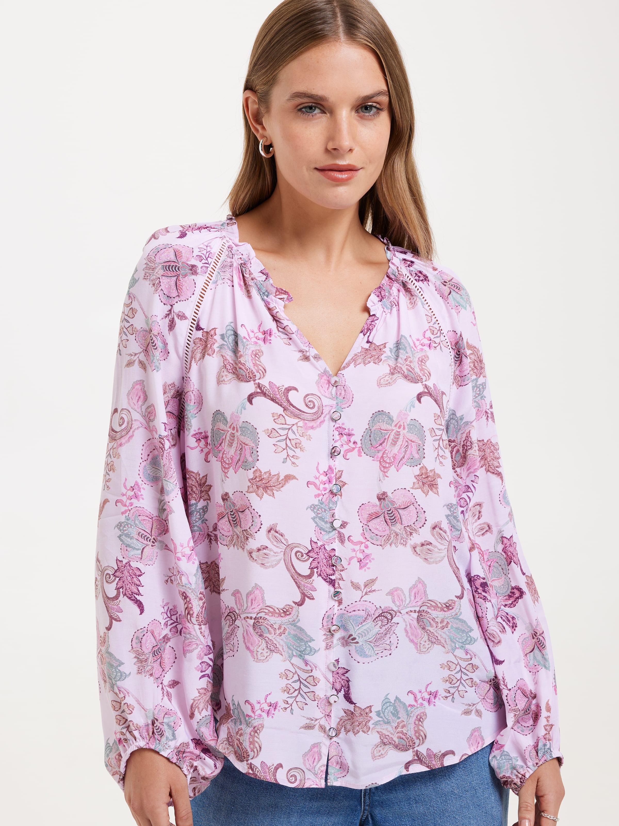 Image for Delta Button Through Blouse from JustGroupNZ