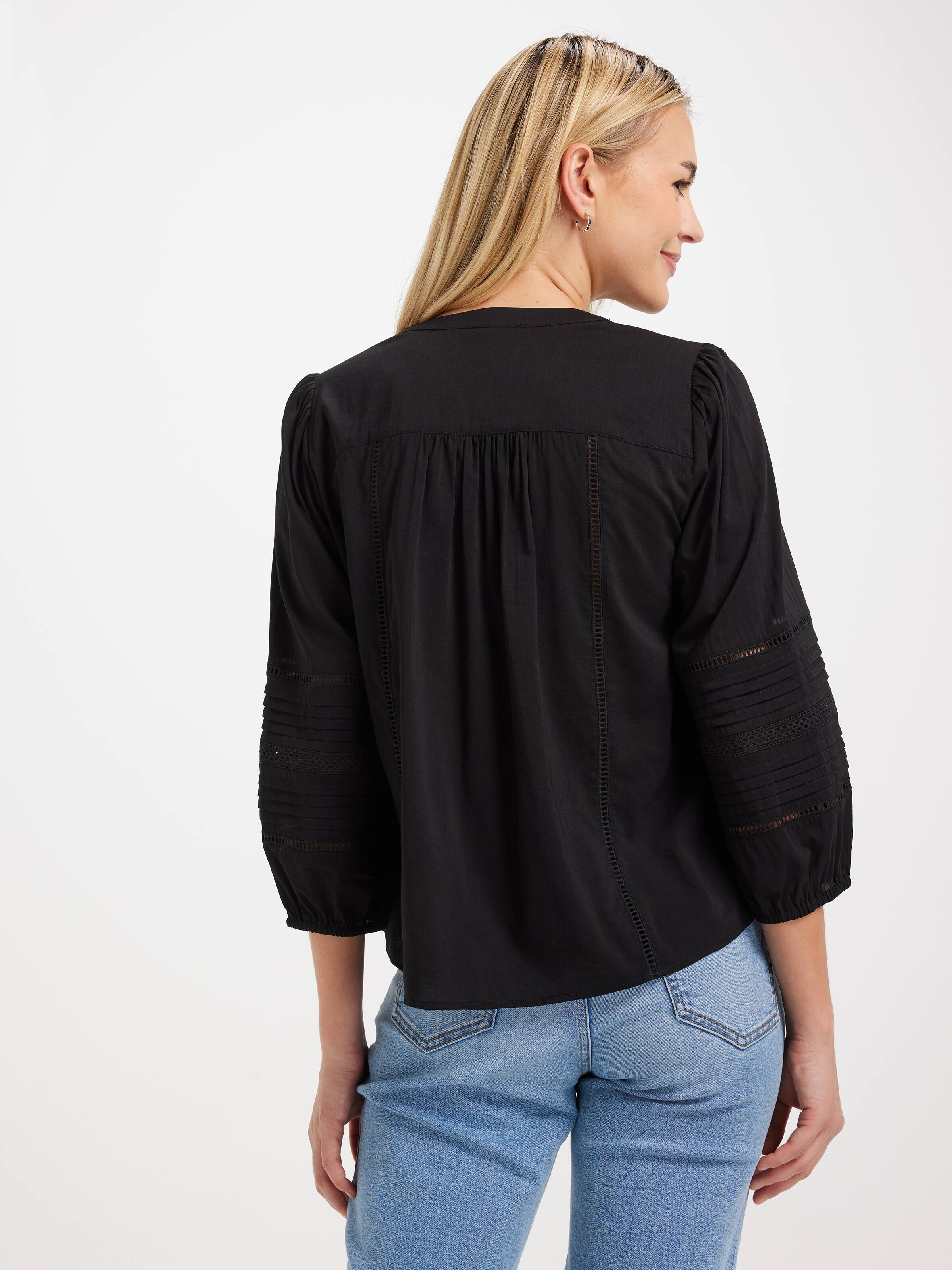 Dallas Lace Trim Top