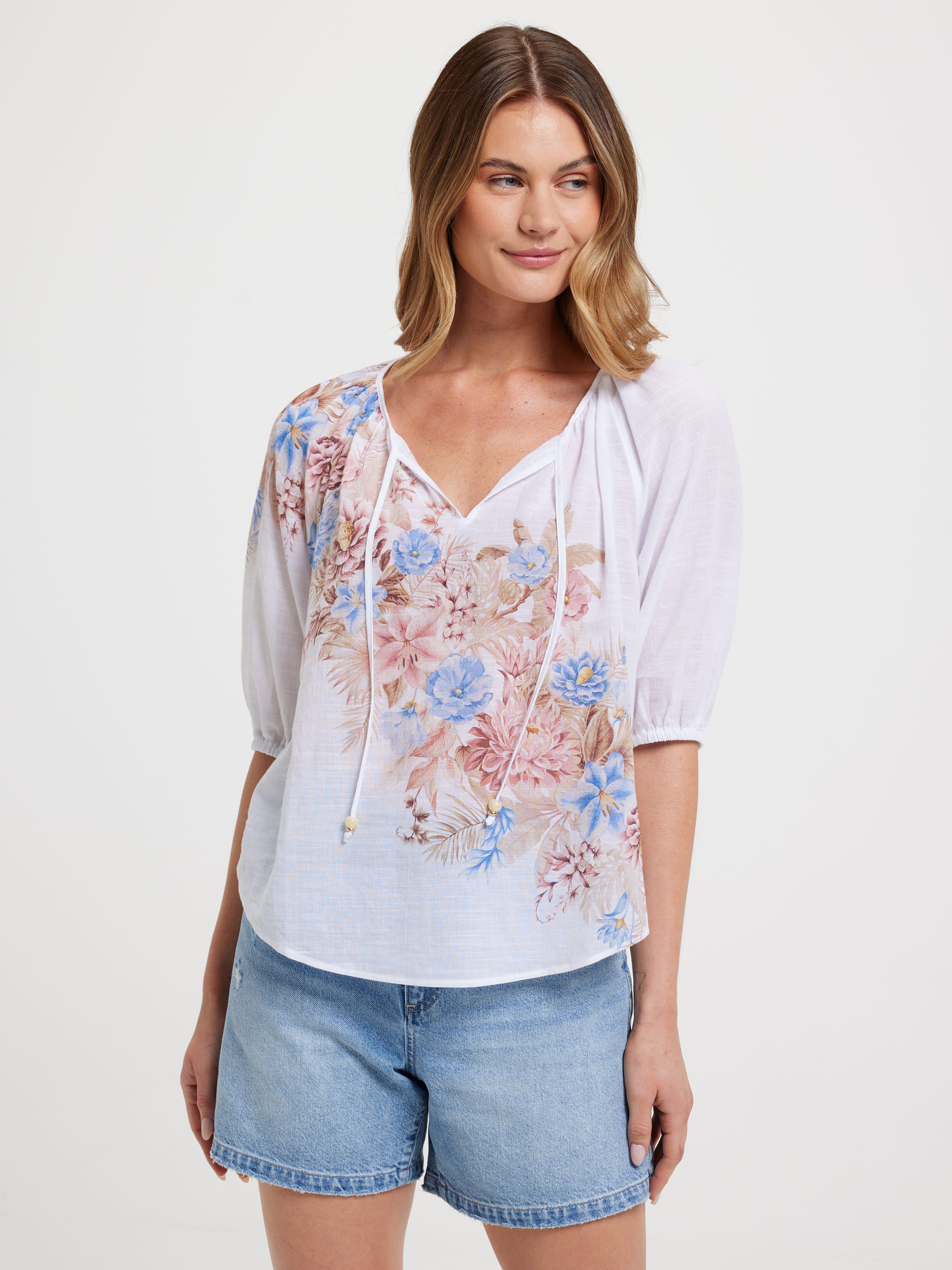 Kylie Short Sleeve Blouse