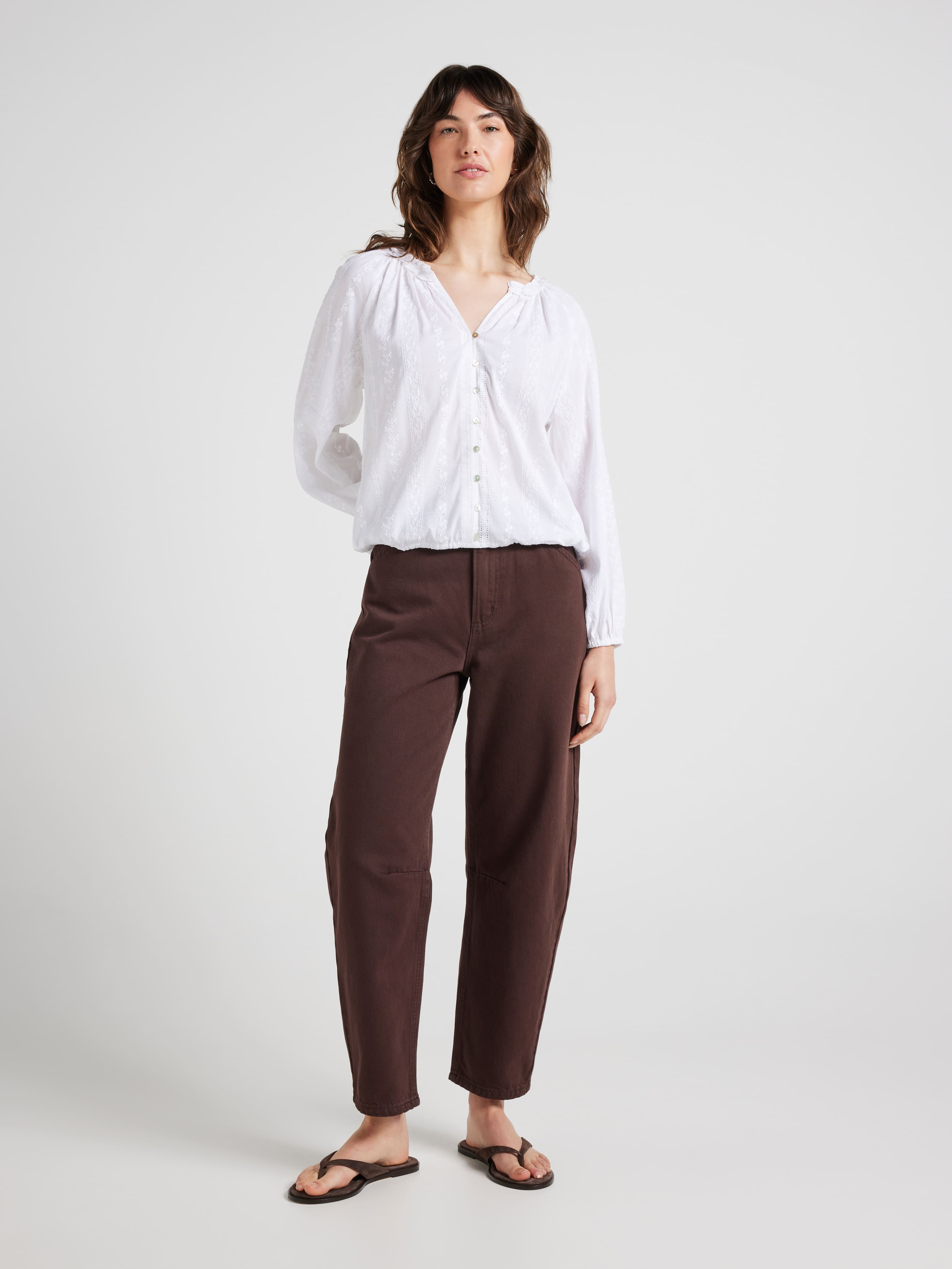 Carina Lace Texture Blouse