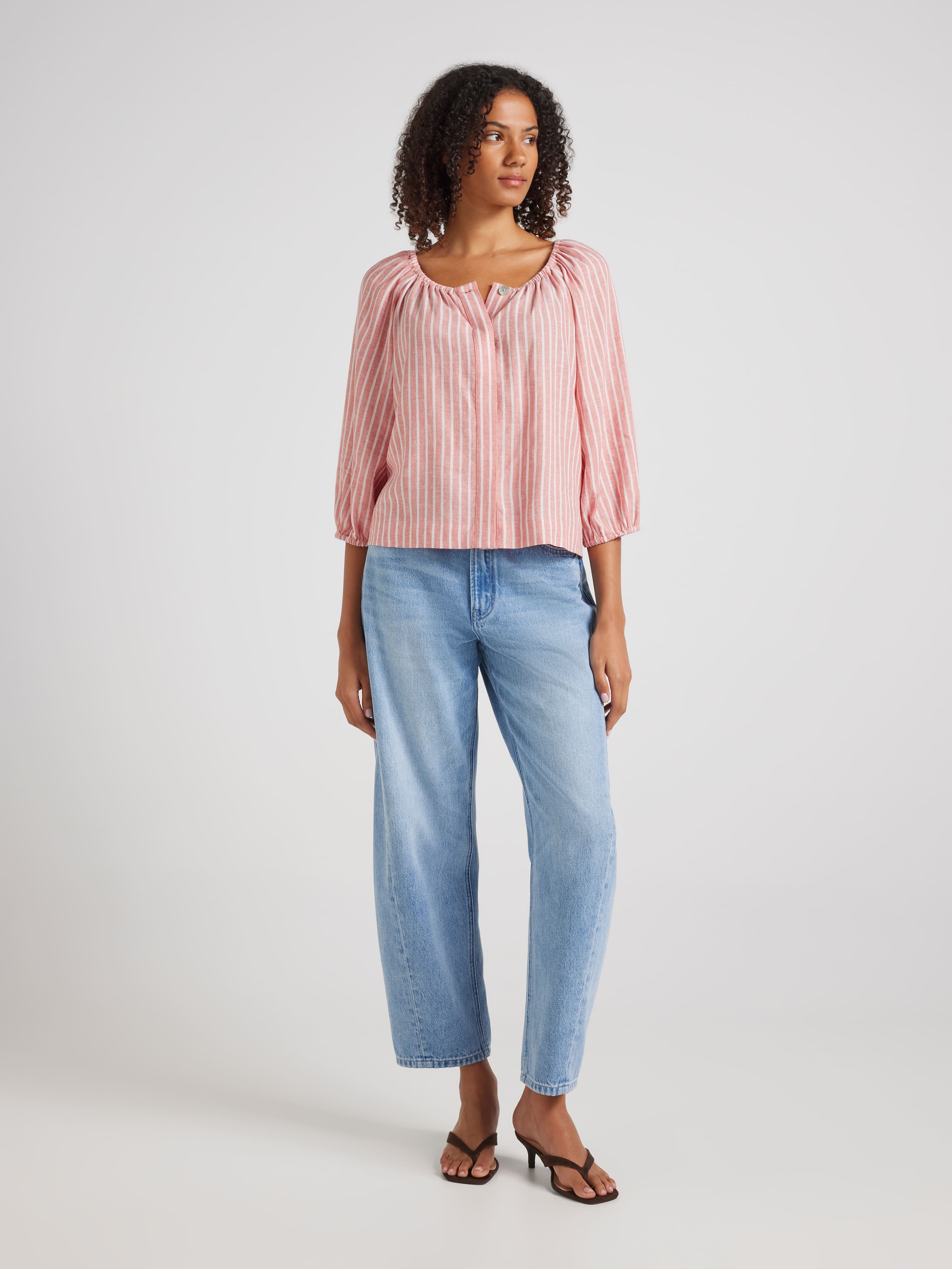 Quincy 3/4 Sleeve Blouse