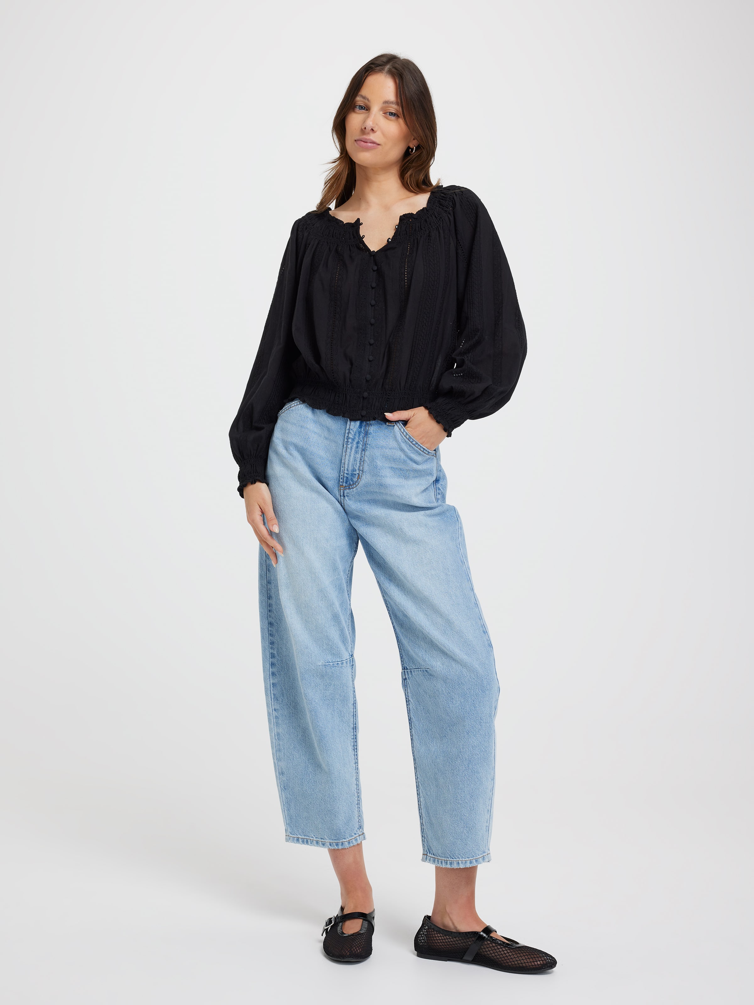 Meadow Lace Detail Top