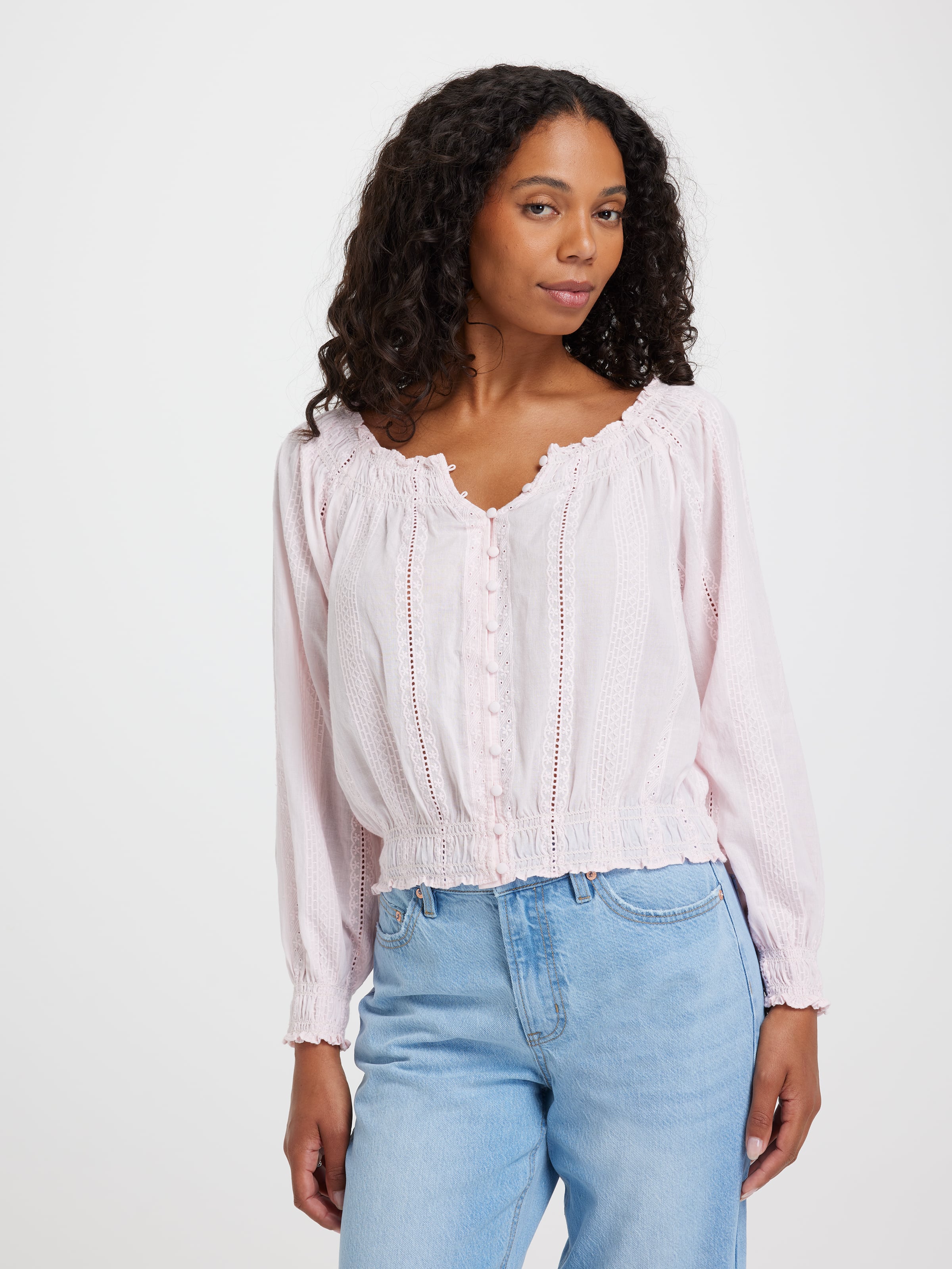Meadow Lace Detail Top