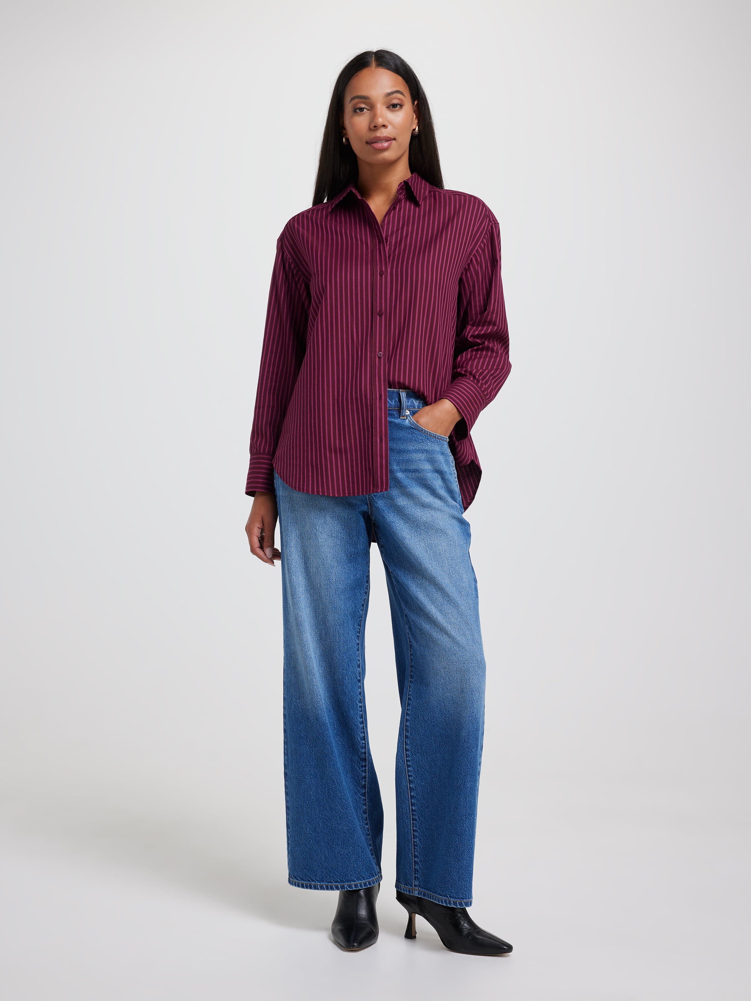 Dorit Long Sleeve Twill Shirt