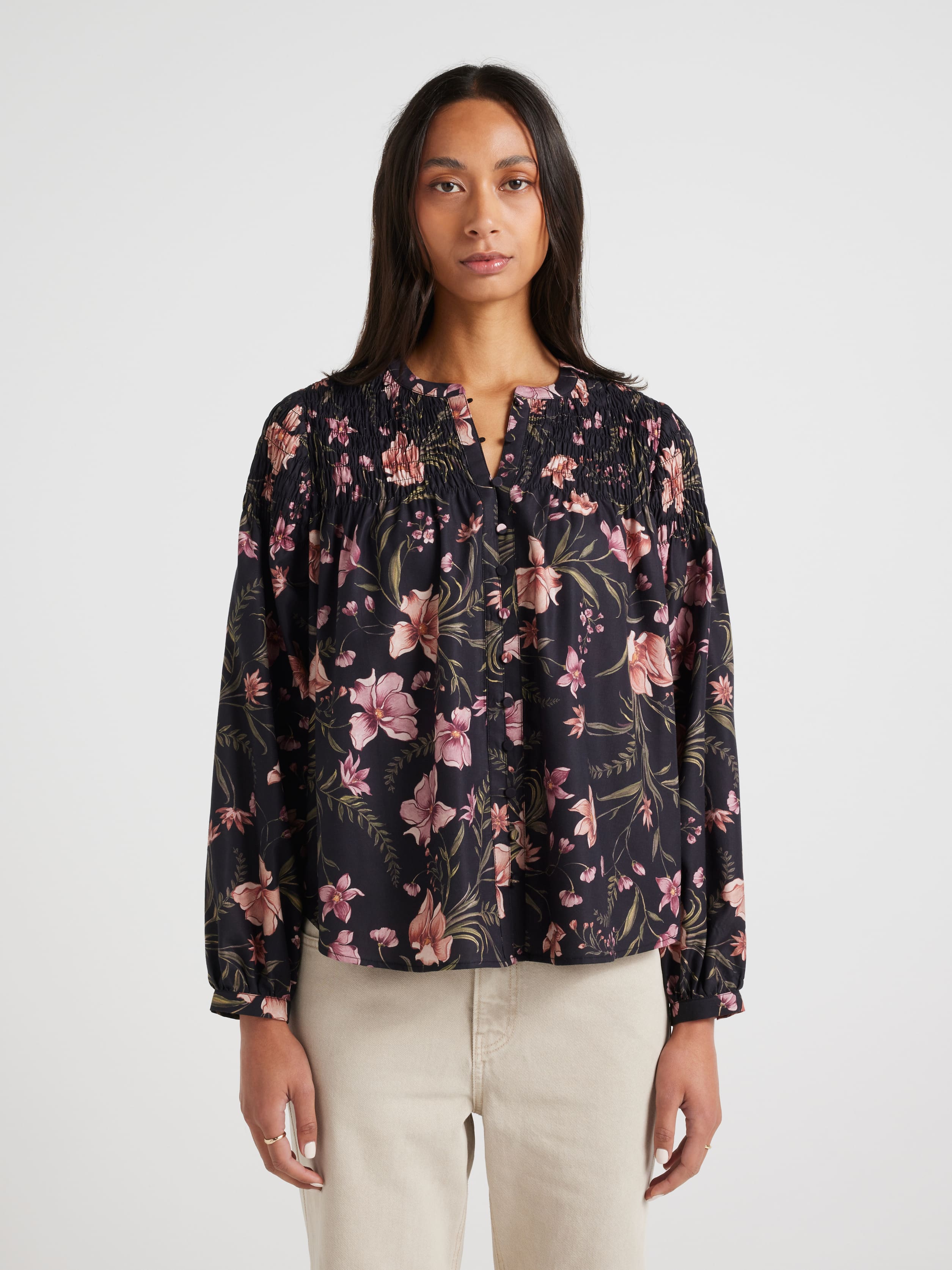 Ramona Shirred Top