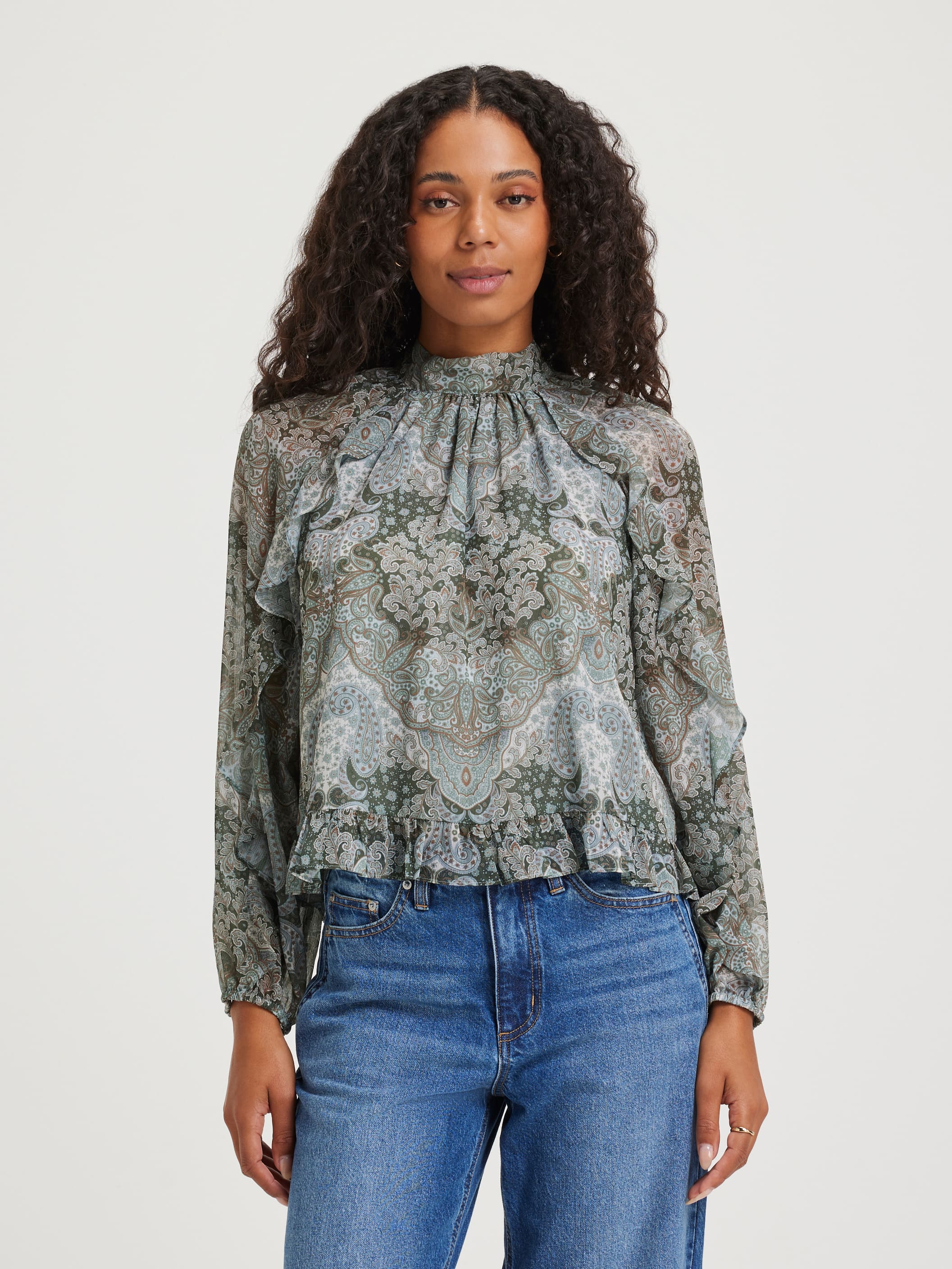 Simone Tie Back Blouse