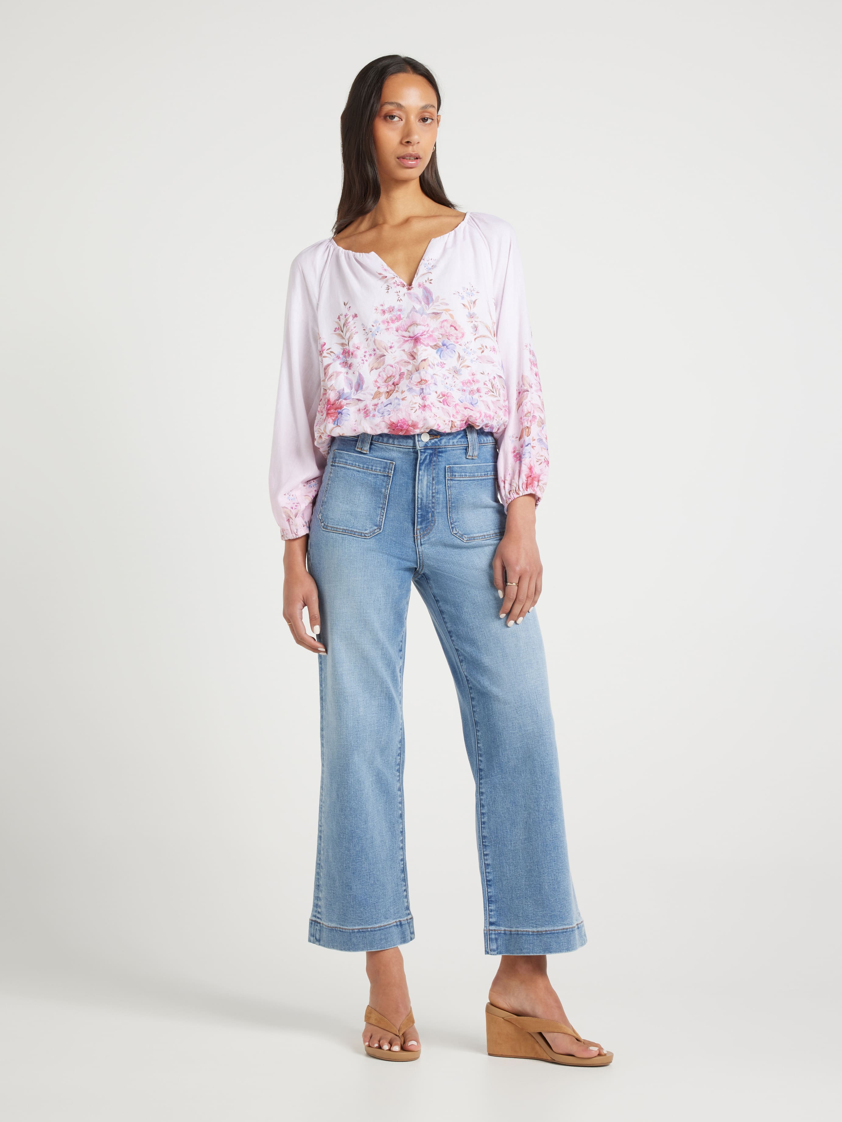 Binny Bubble Hem Blouse