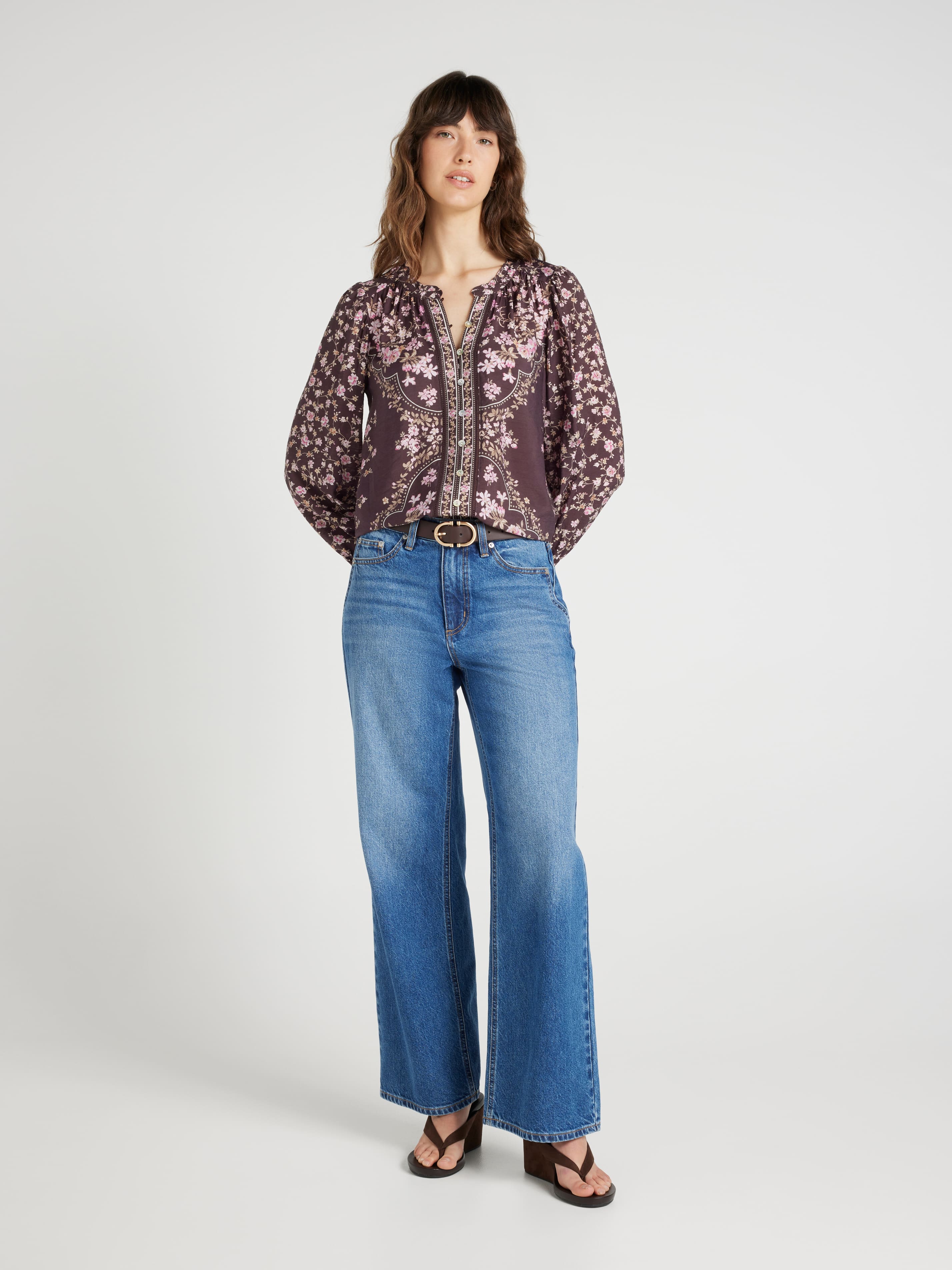 London Button Through Top