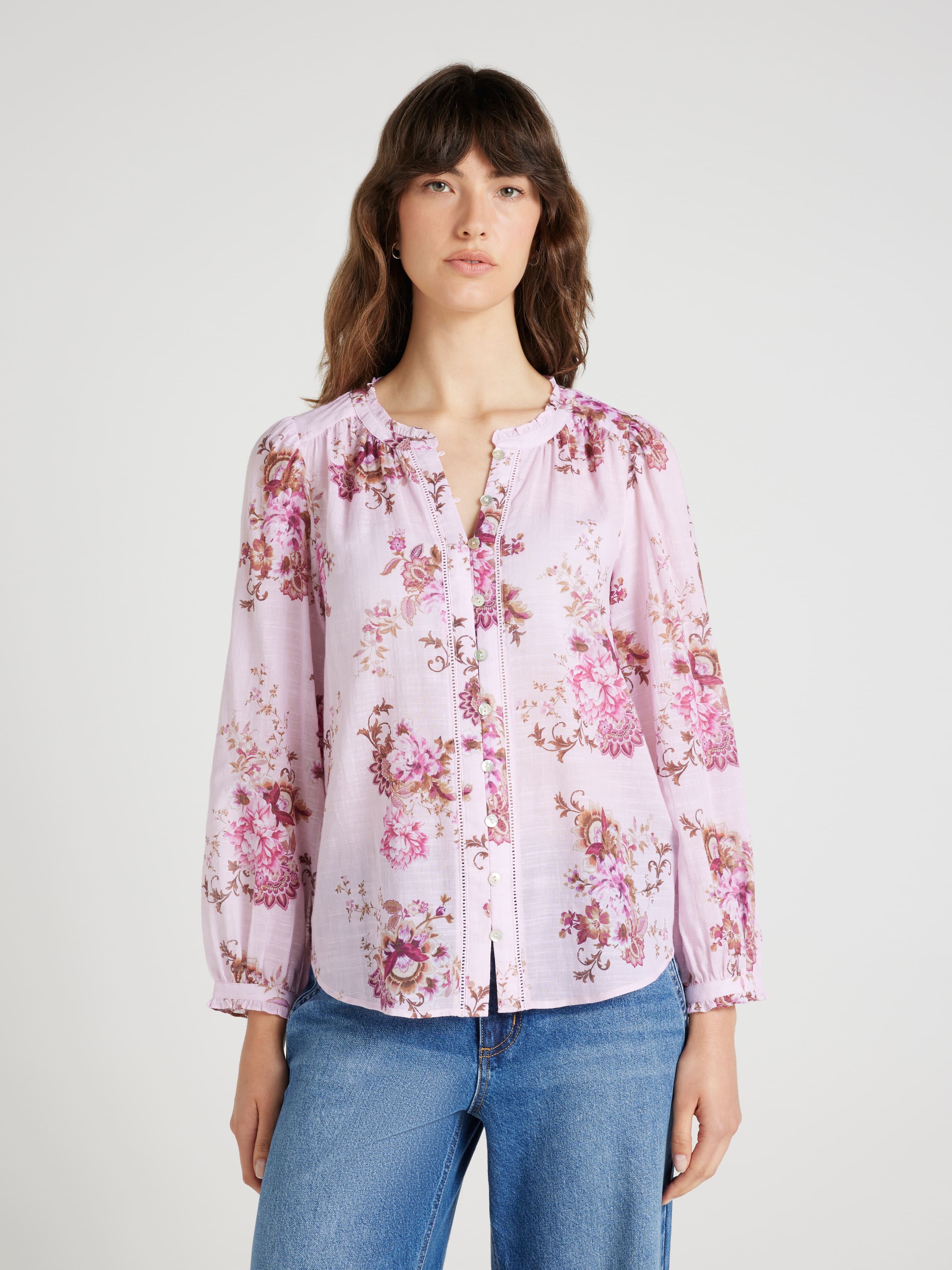 London Button Thru Top